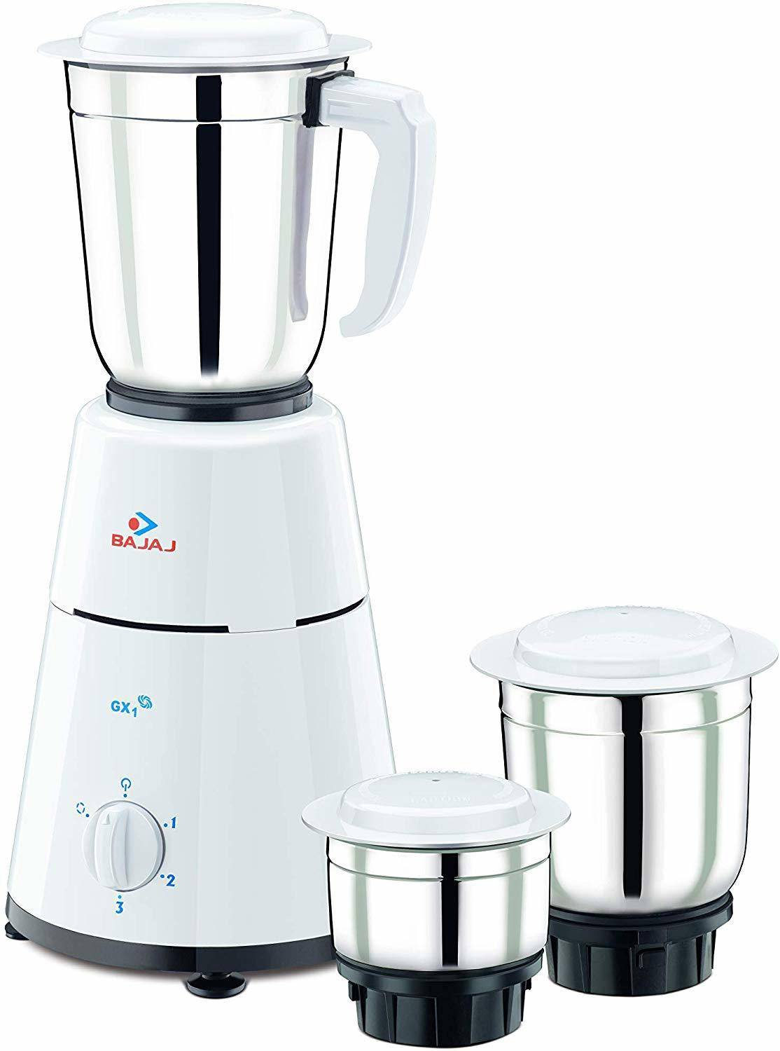 BAJAJ QAWDEFF12334 500 W Mixer Grinder (GX-1 500-Watt Mixer Grind