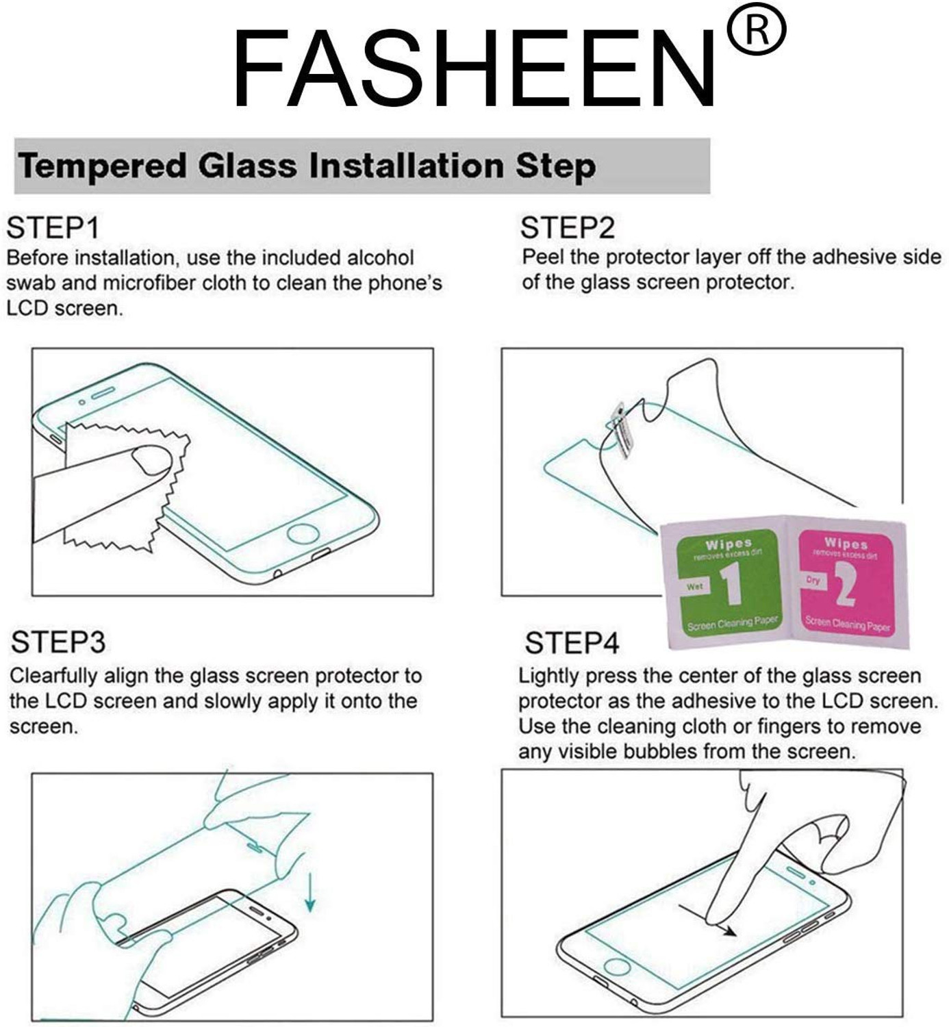 Image of Fasheen Impossible Screen Guard for TECNO CAMON IACE 2