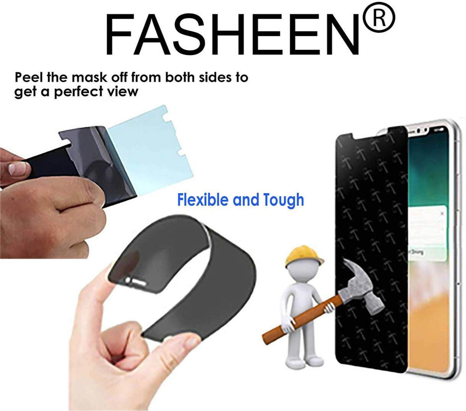 Image of Fasheen Impossible Screen Guard for TECNO CAMON IACE 2