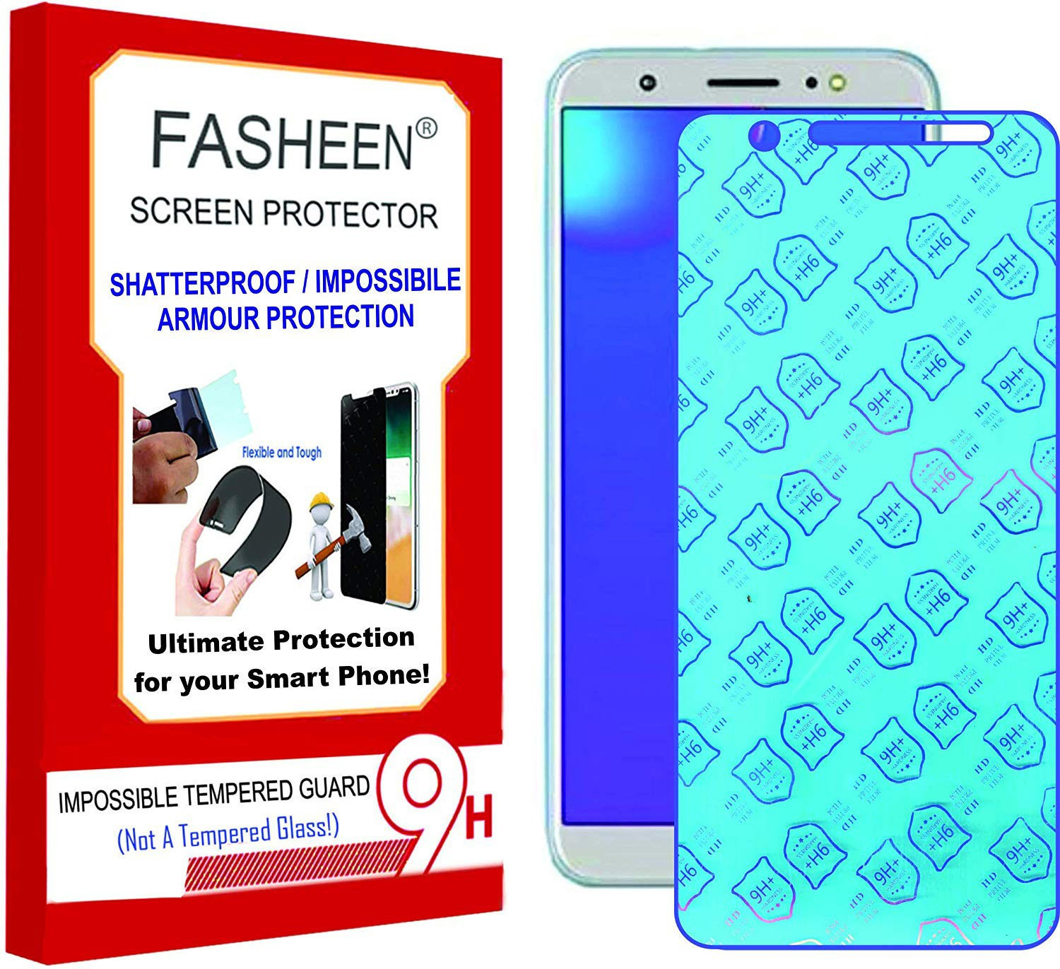 Image of Fasheen Impossible Screen Guard for TECNO CAMON IACE 2