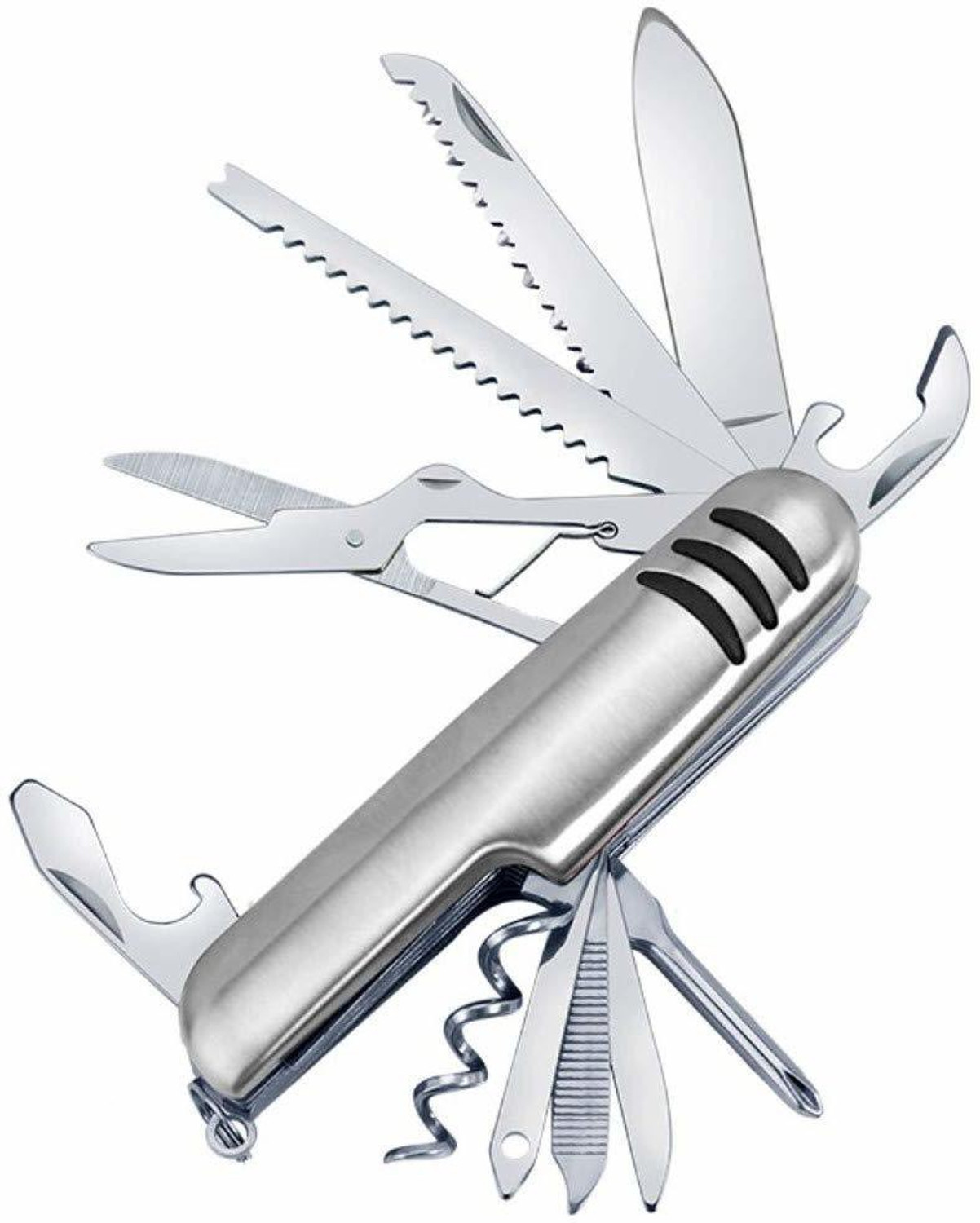 Image of Psb 11 in 1 Multifunction Swiss Knife Folding Outdoor Hunting Knife Army Pocket Travel Camping Kit Stainless Steel Survival (Pack of 1) 12 Multi-utility Knife