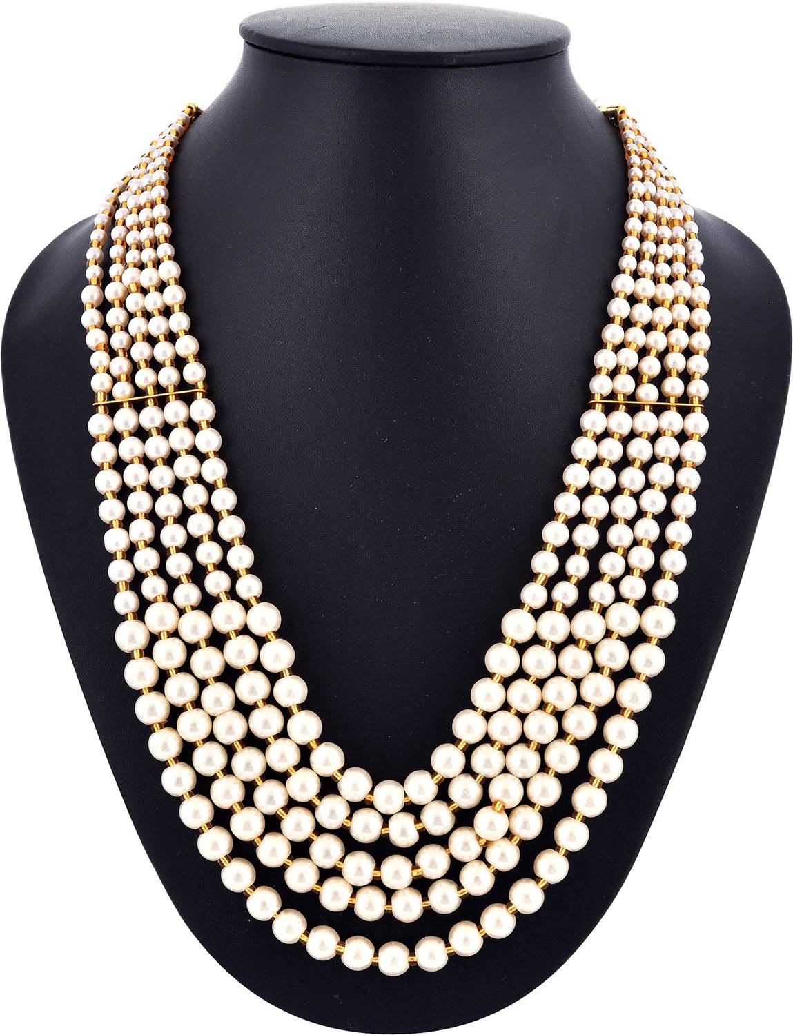 Handicraft Kottage Pearl Necklace Set Jewellery Pearl Metal Necklace