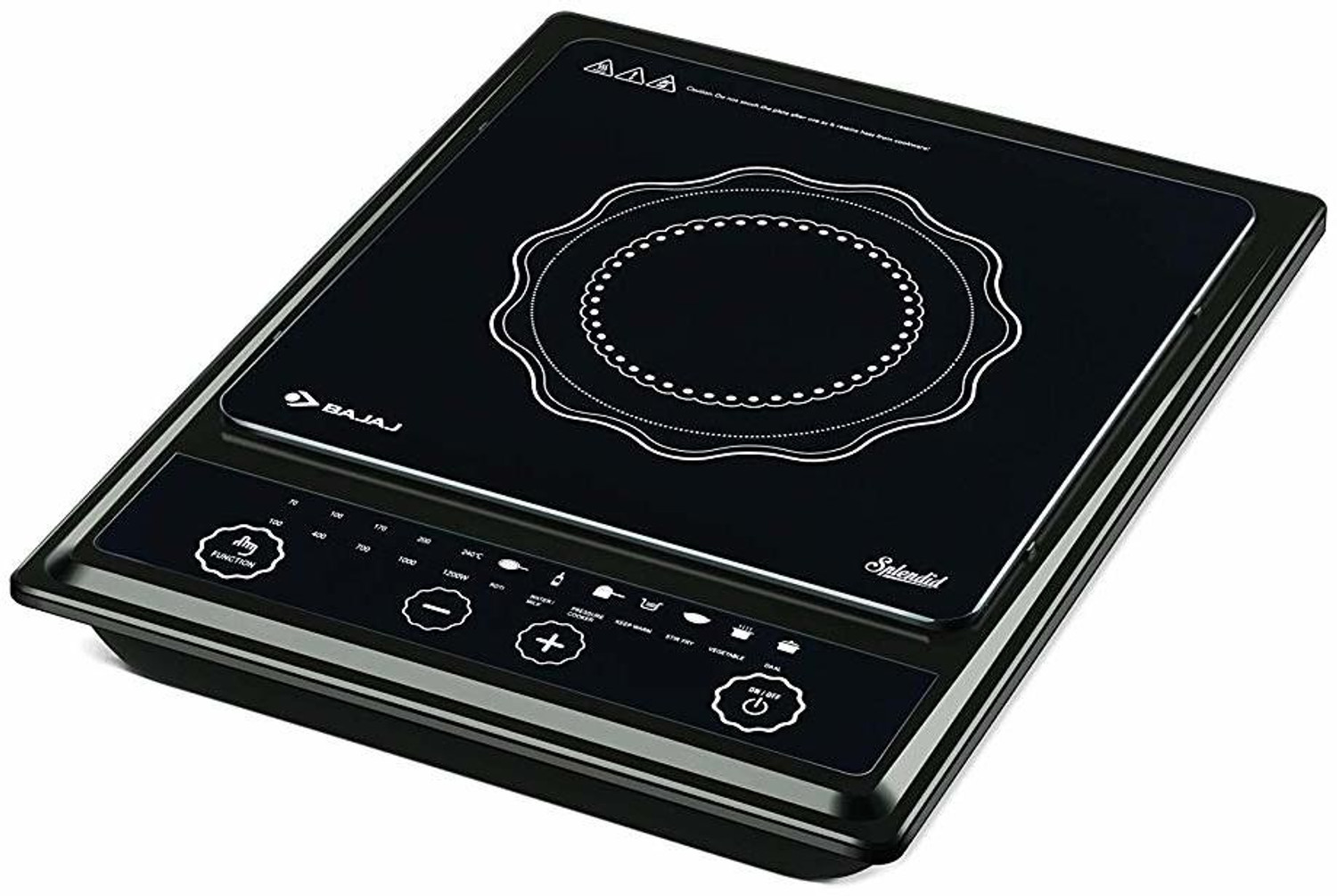 Image of BAJAJ 1200 W Induction Cooktop Push Button