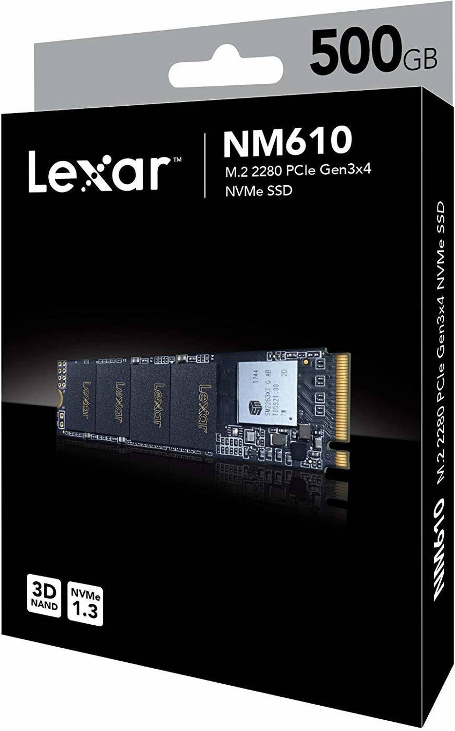 Lexar NM610 250 GB Laptop Black SATA III Internal Solid State