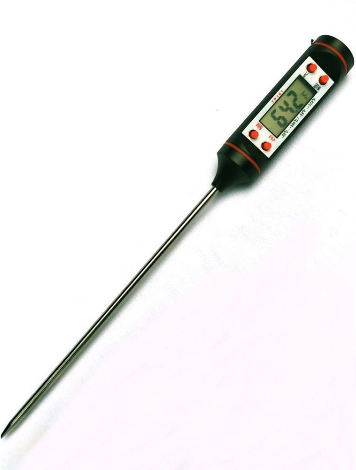 Dr. Head Digital LCD Cooking Food Meat Probe Kitchen BBQ Thermometer Temperature Test Pen Thermometer with Fork Kitchen Thermometer — Smart Kitchen Gadgets