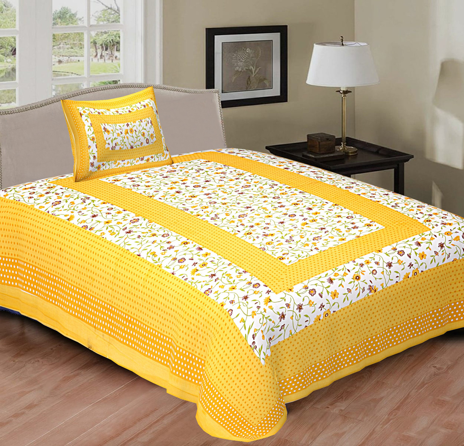Image of Leo Creation Cotton Single Bed Cover