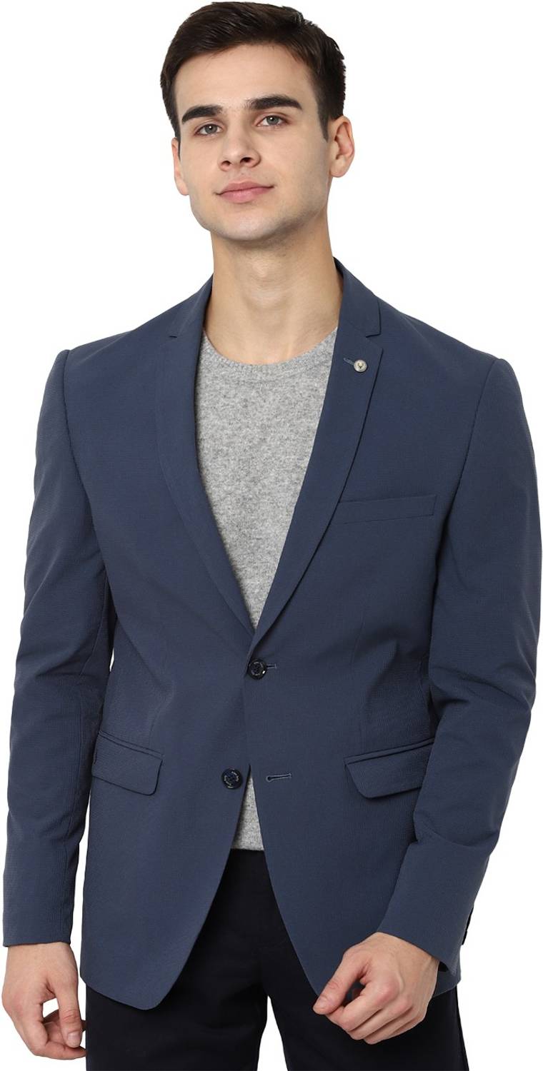 Allen Solly Solid Single Breasted Casual Men Blazer