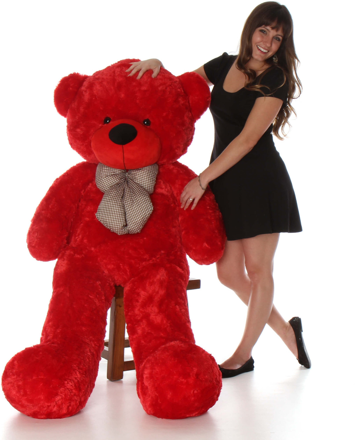 Image of Giftee 5 Feet Premium Quality Teddy Bear, Gift for Someone Special, - 152 cm