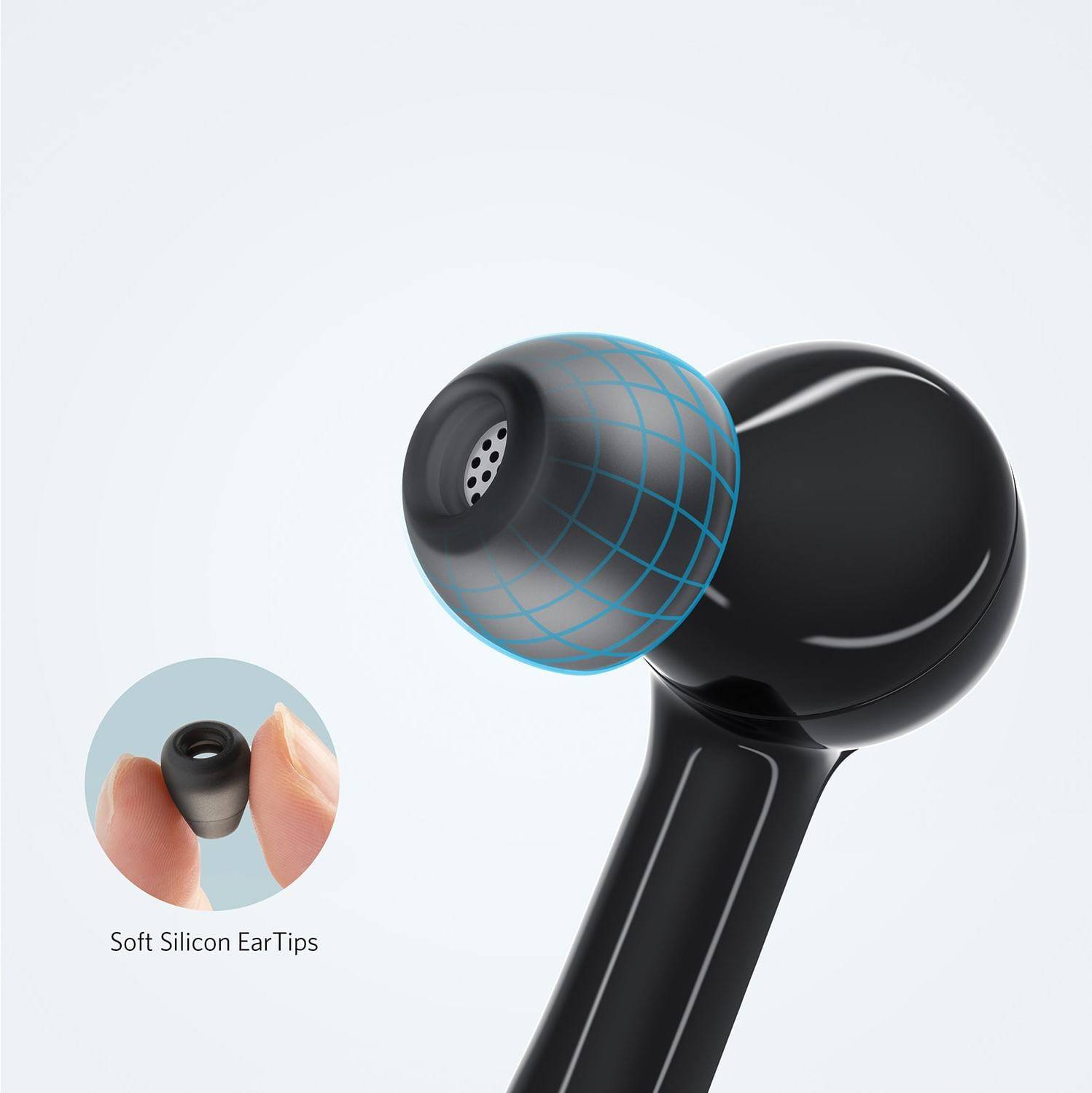 ANKER Soundcore Liberty Buds 【美品】 Black Anker Soundcore Liberty Buds（ブラック色） 【公式通販】