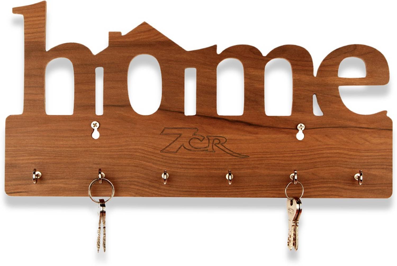 7CR Home-6.6 Key Holder (WB) Wood Key Holder