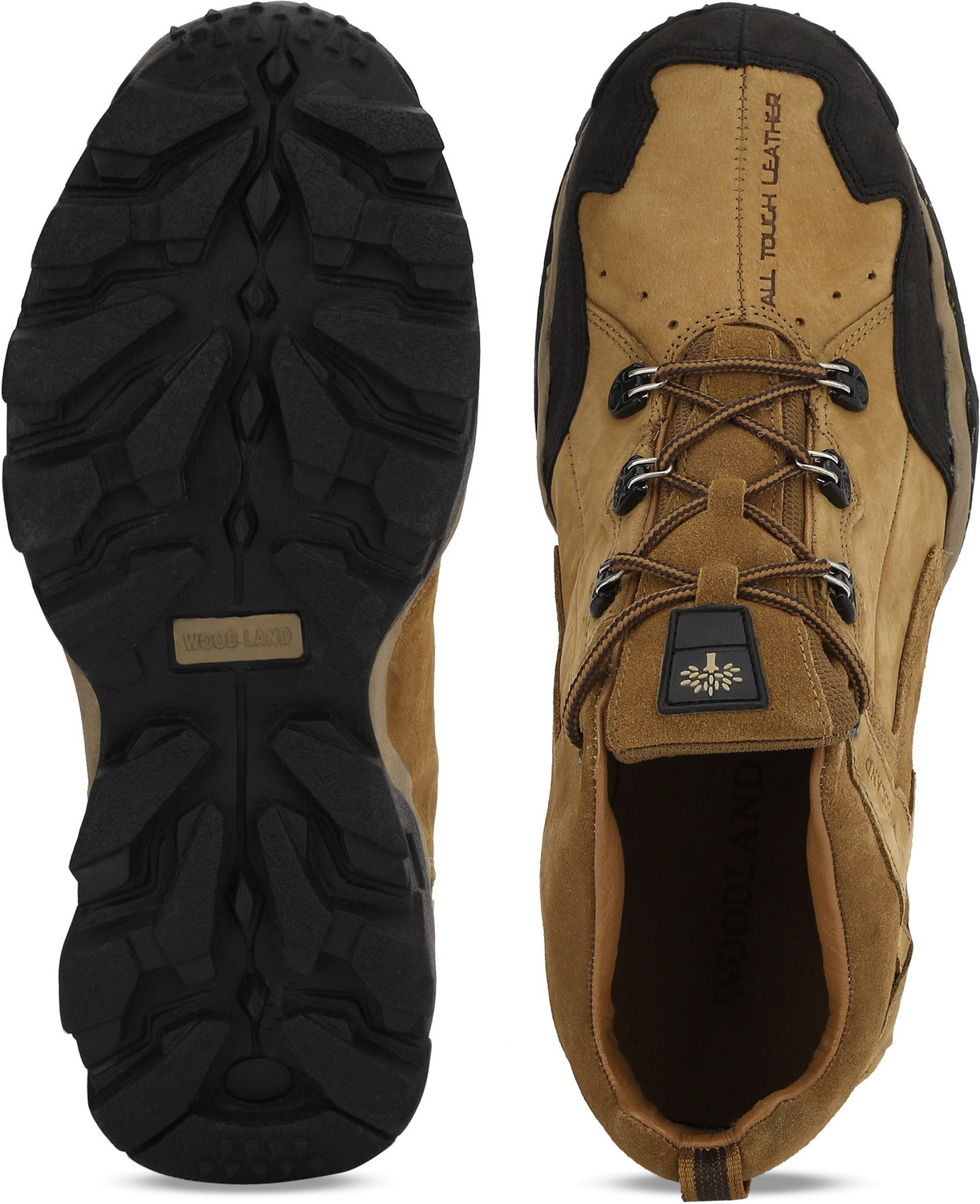 Image of WOODLAND Lace Up Lightweight Breathable Comfortable Daily Use Casuals For Men
