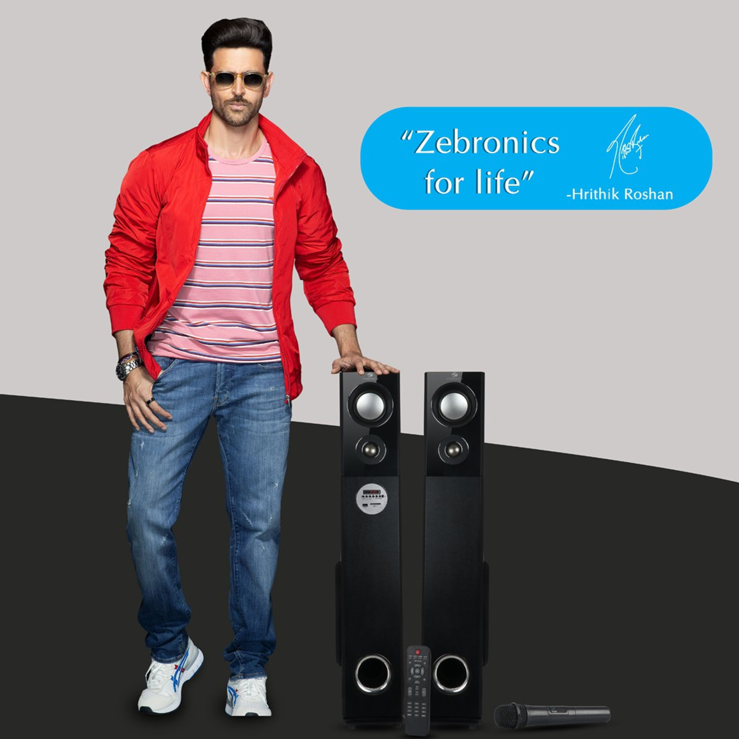 Image of ZEBRONICS ZEB-BT9500RUCF 100 W Bluetooth Tower Speaker