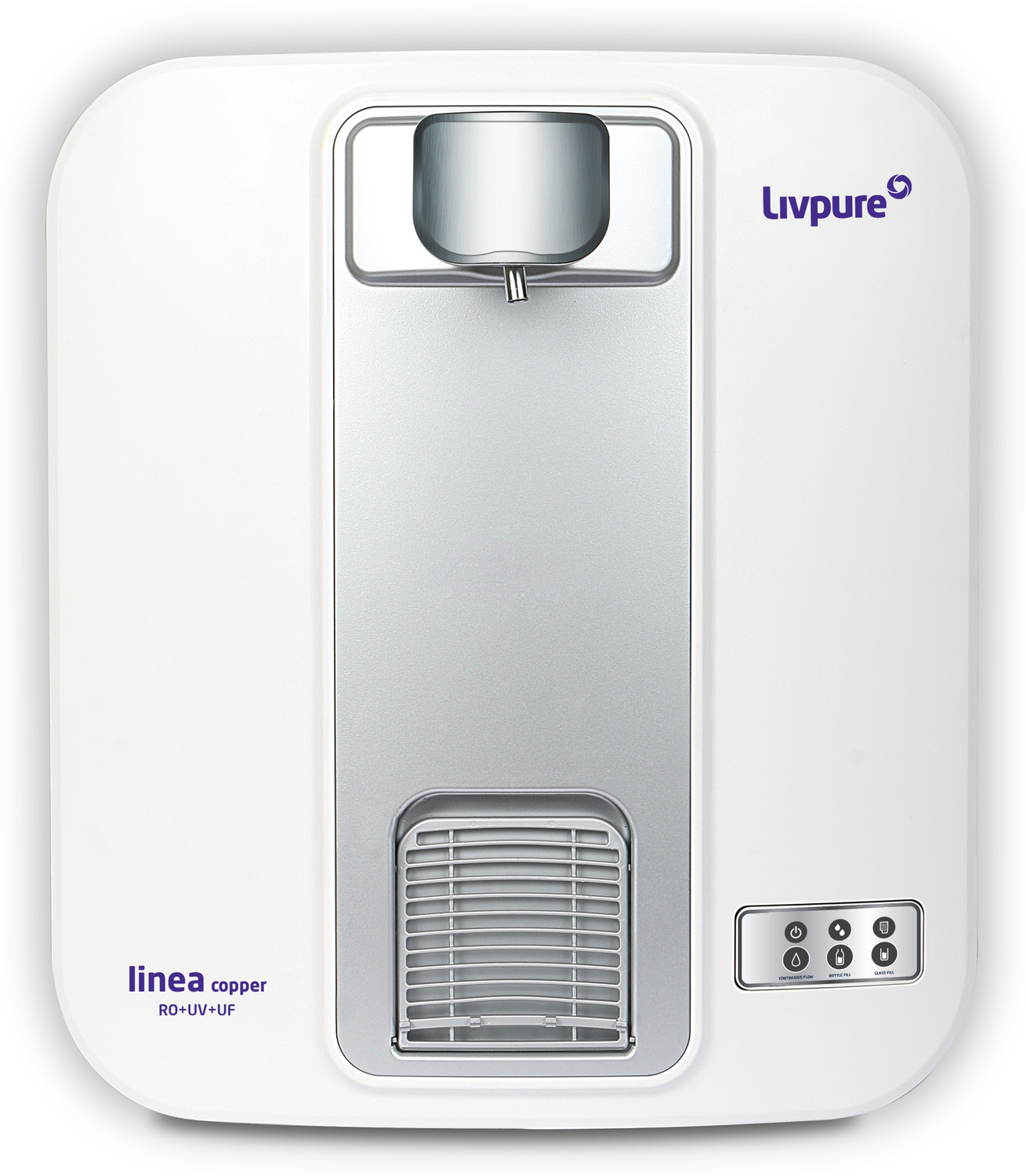 Image of LIVPURE LIV LINEA COPPER 5 L RO + UV + UF Water Purifier