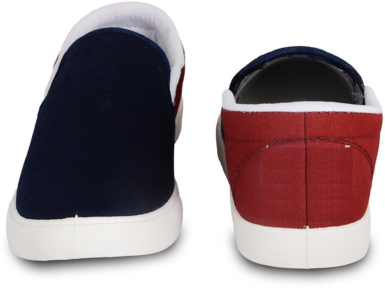 Image of WELDONE Maroon Loafers For Men (Maroon,)