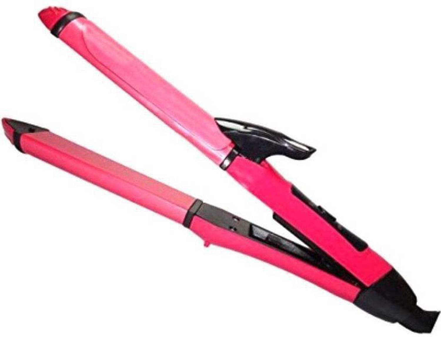 MOONZA Straightener 2 In 1 Ceramic Plate Set Of Hair Straightener Plus Curler 2 In 1 2 in 1 Hair Straightner Hair Straightener