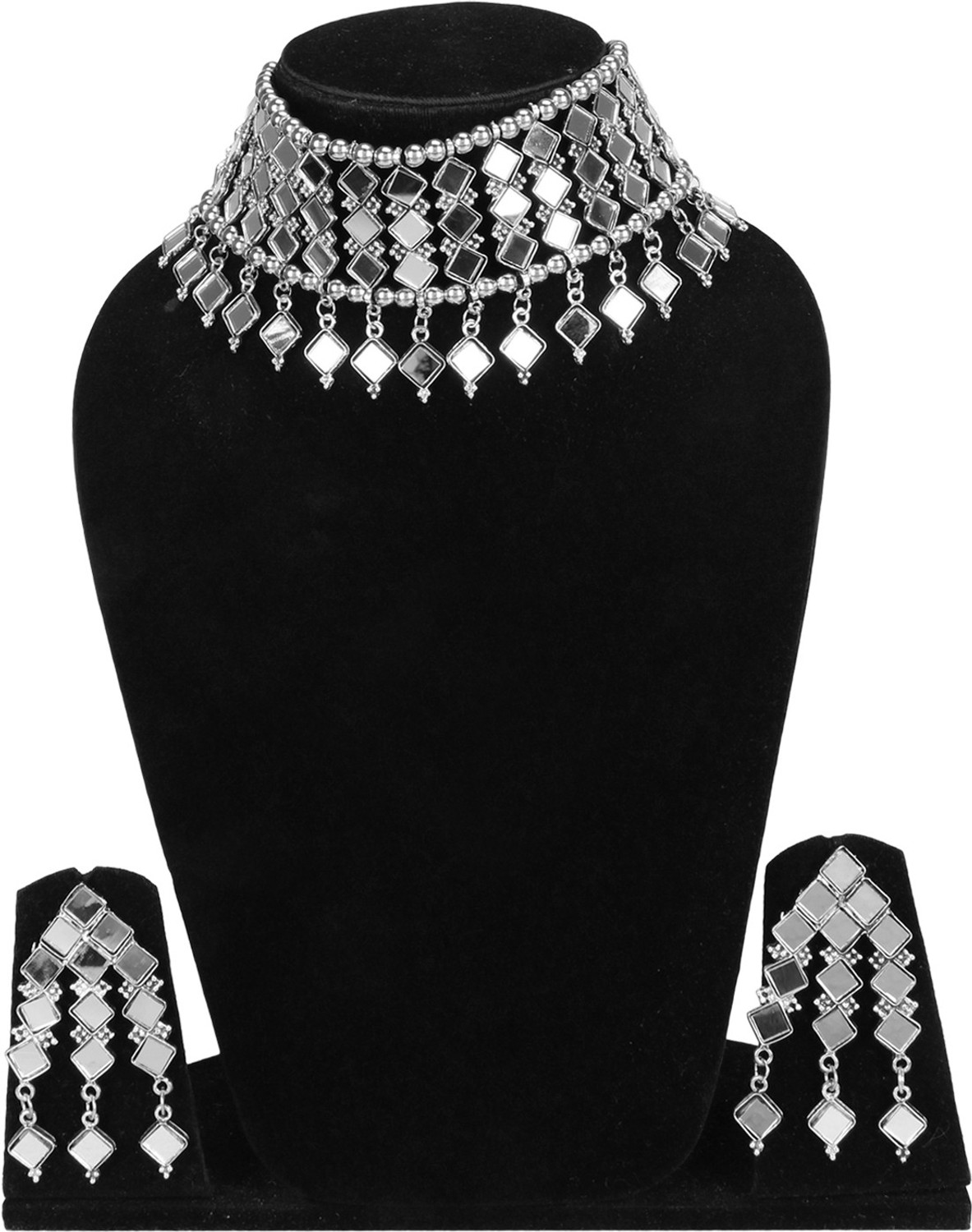 Image of URBANELA Metal Silver Jewellery Set