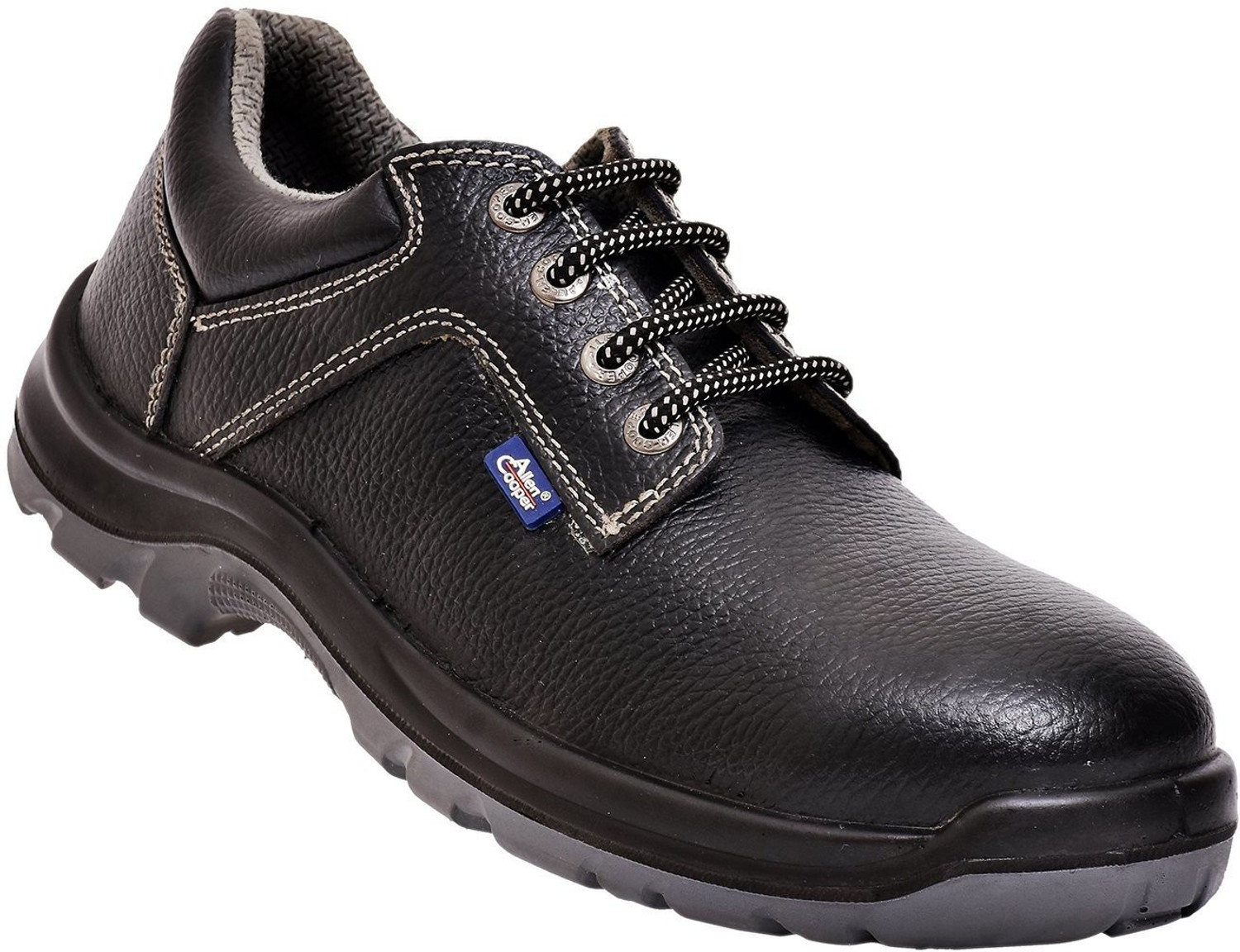 Image of Allen Cooper Steel Toe Genuine Leather Safety Shoe