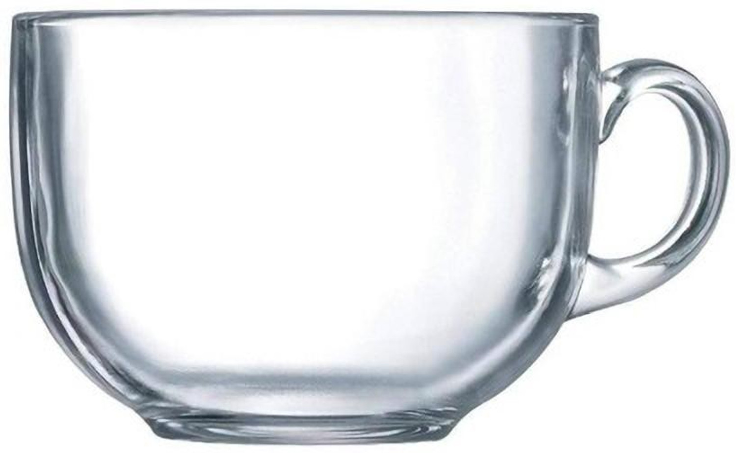 Image of speculo Pack of 12 Glass Crystal clear Round Shape Glass Tea Coffee Cup With Saucer Set Of 12 Glass