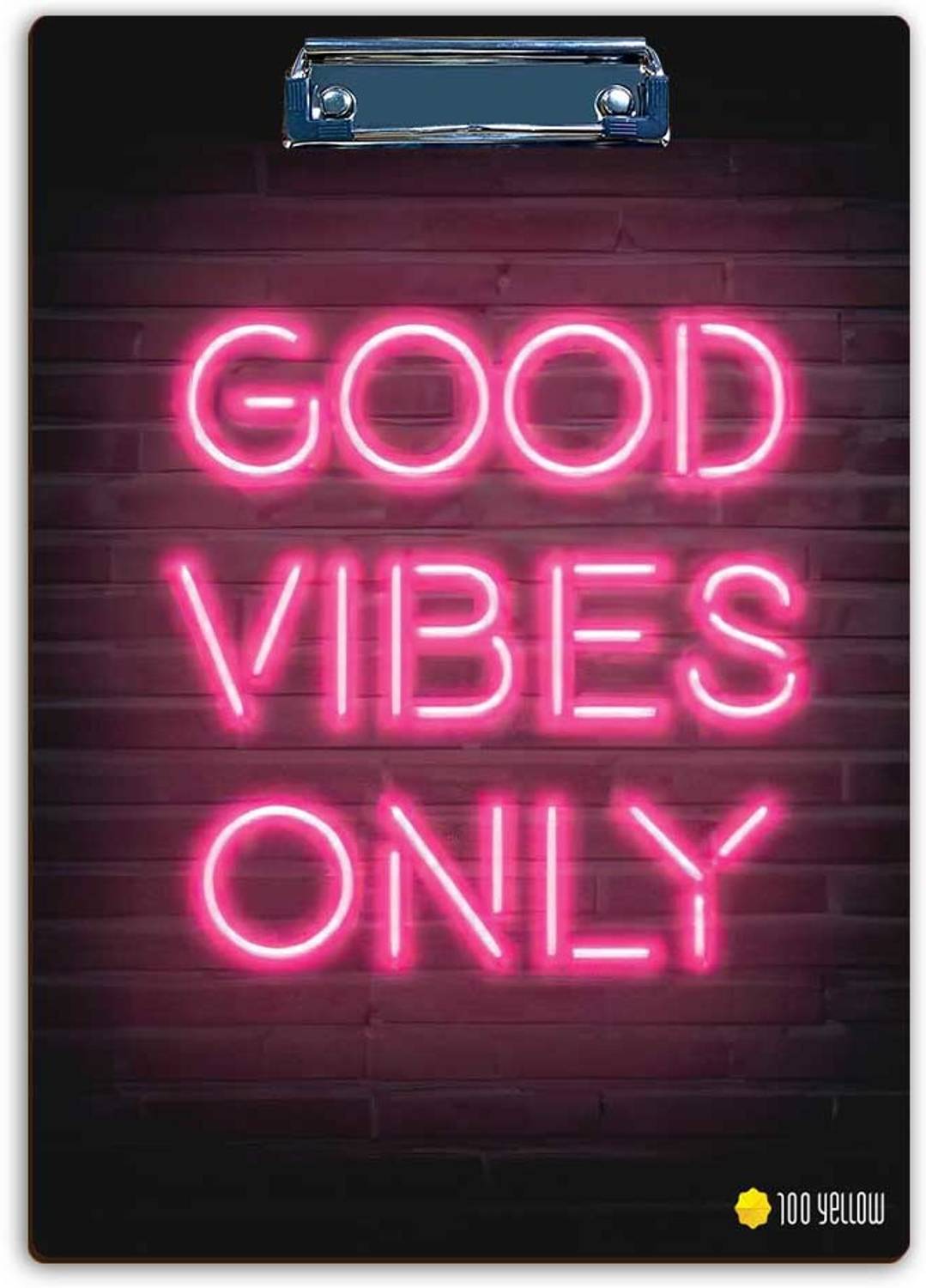 100yellow Pink Good Vibes Only exam board