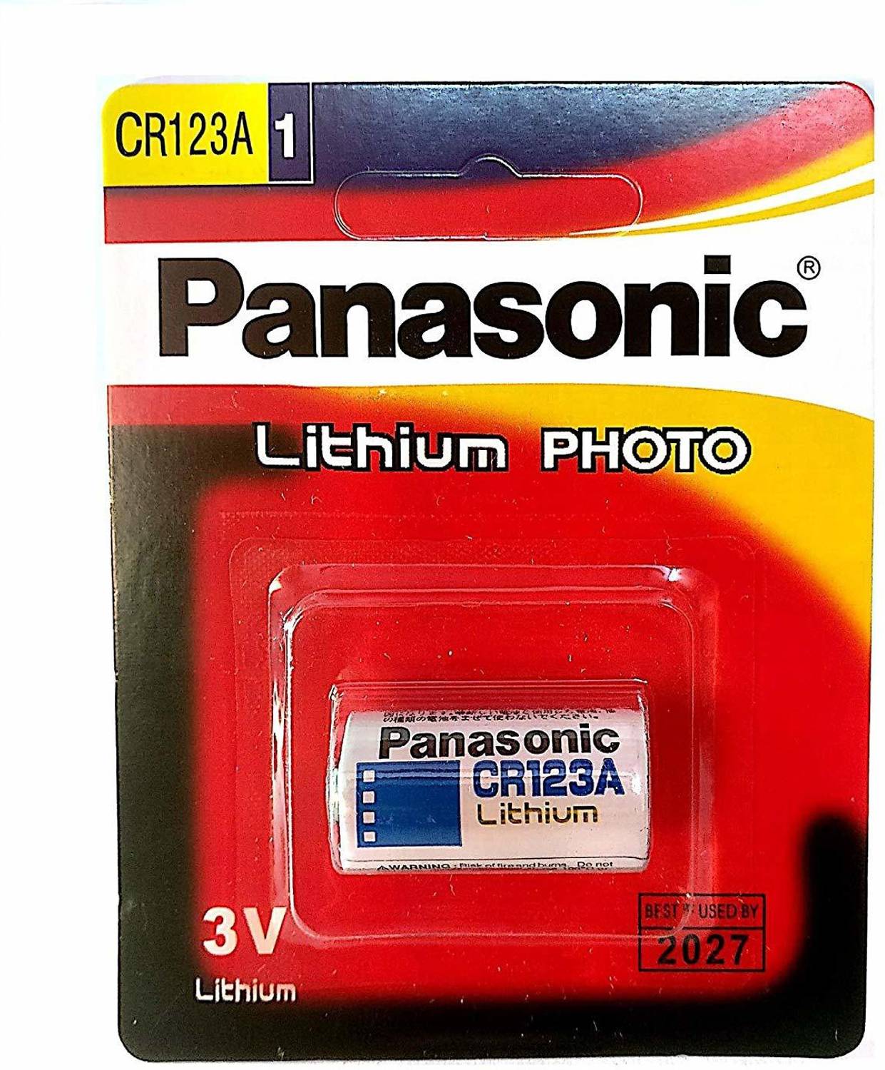 Panasonic CR-123AW/1BE Photo Lithium Battery
