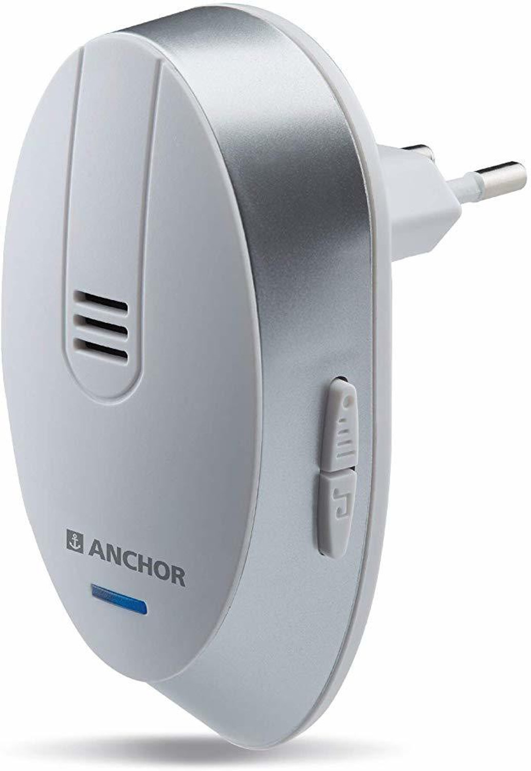 Image of Anchor By Panasonic Wireless Door Bell - Plug in type (Steel Grey) Wireless Door Chime