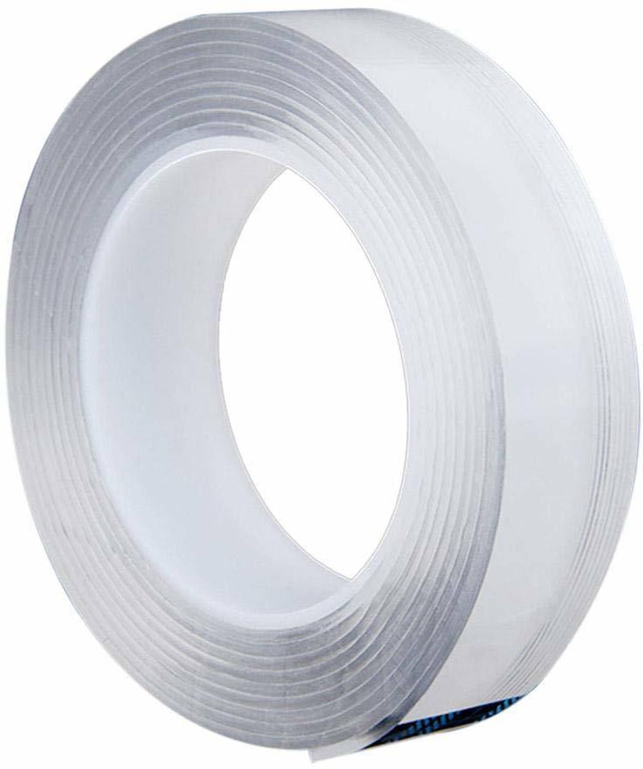 Aksvita Double Sided Adhesive Tape, Transparent Strong Adhesive Traceless Tape Removable Washable and Reusable Anti Slip Tape for Home Supplies Adhesive