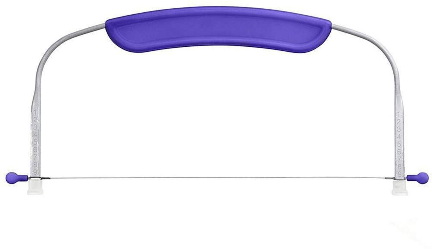 bosig gb New Adjustable Small Cake Leveler Cutter Slicer with Stainless Steel Wires for Professional Baking Tools Pizza Dough Slicers Cake decorating too l Pastry Cutter| Multi-Colour Full Cake Ring Layer Slicer