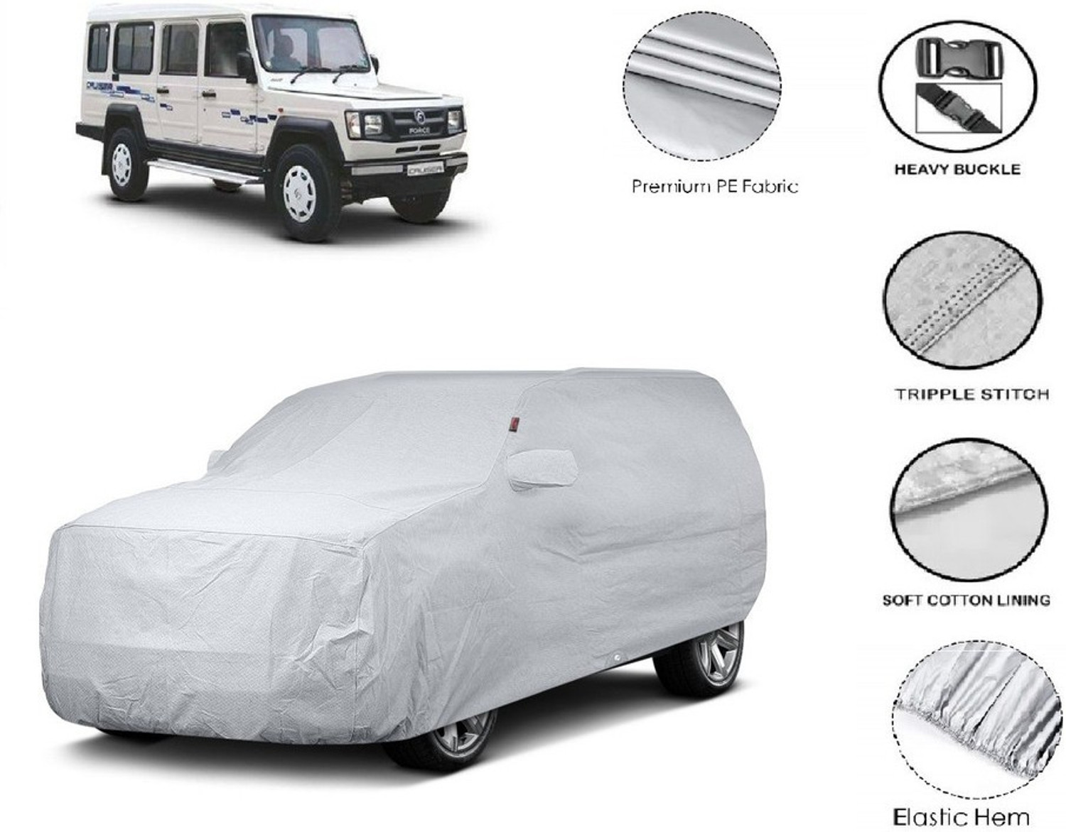 Image of GIFFEN Car Cover For Force Trax (With Mirror Pockets)