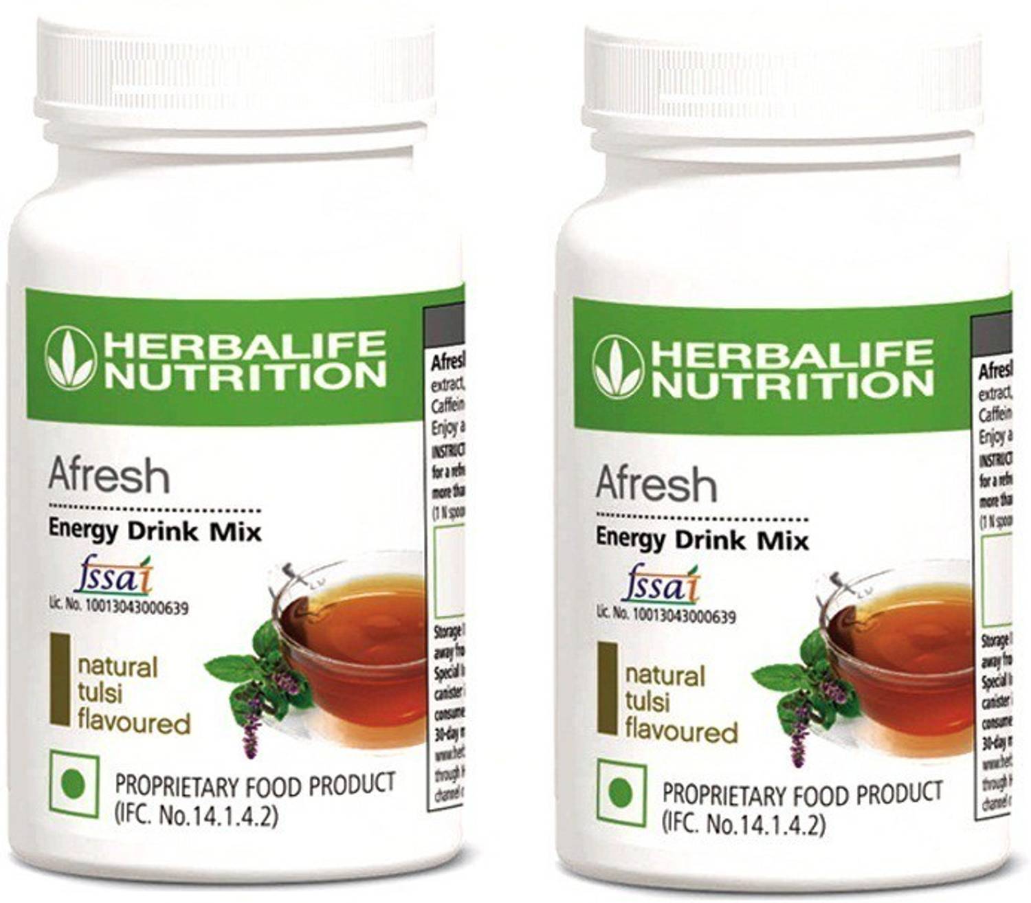 HERBALIFE Afresh Energy Drink Flavor (50g) - Pack of 2 Sports Drink