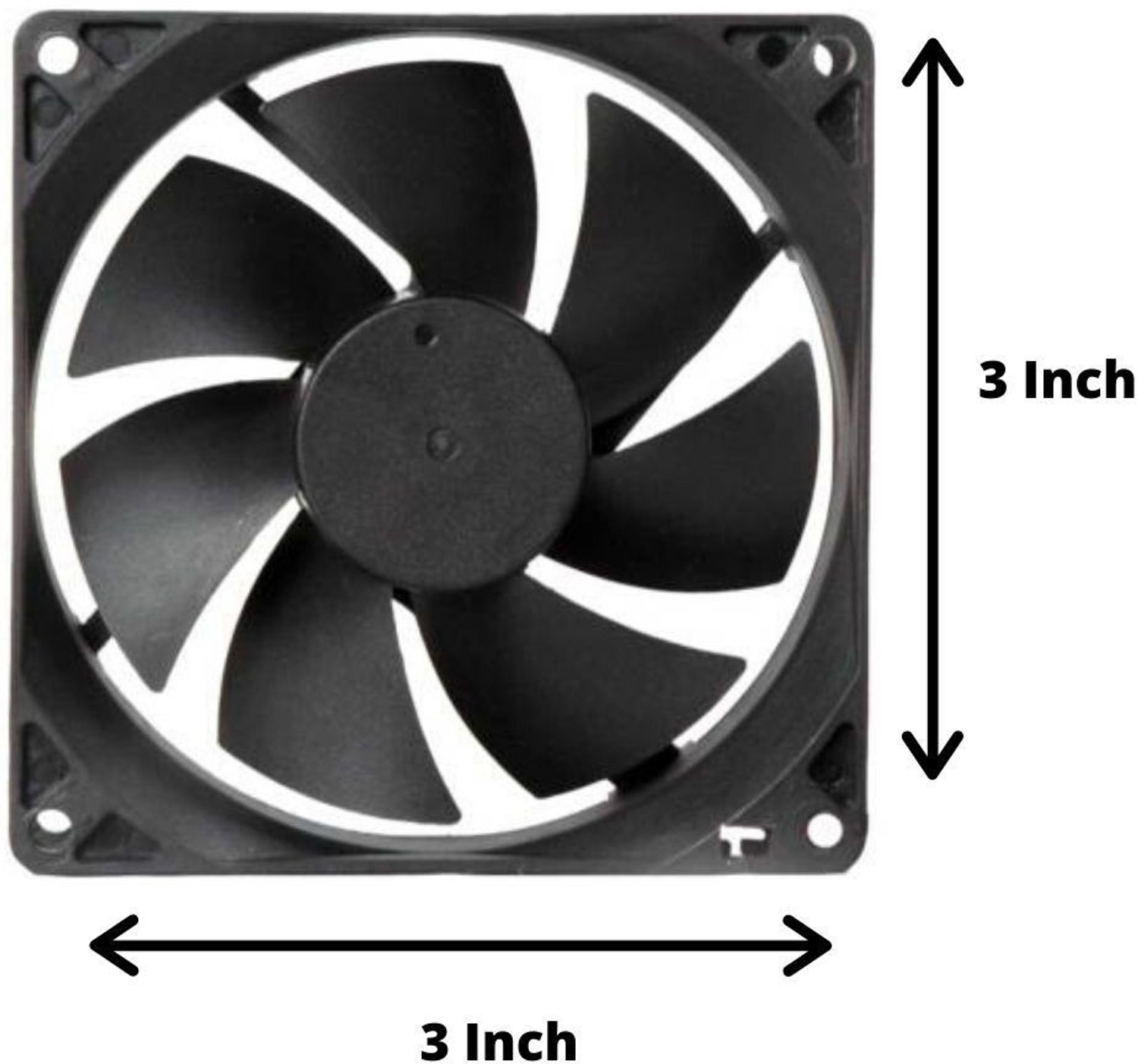 Image of TechSupreme PACK OF 5 DC 12V Cooling Fan for PC Case, CPU Cooler Radiator Cooling Fan All in one Cooler