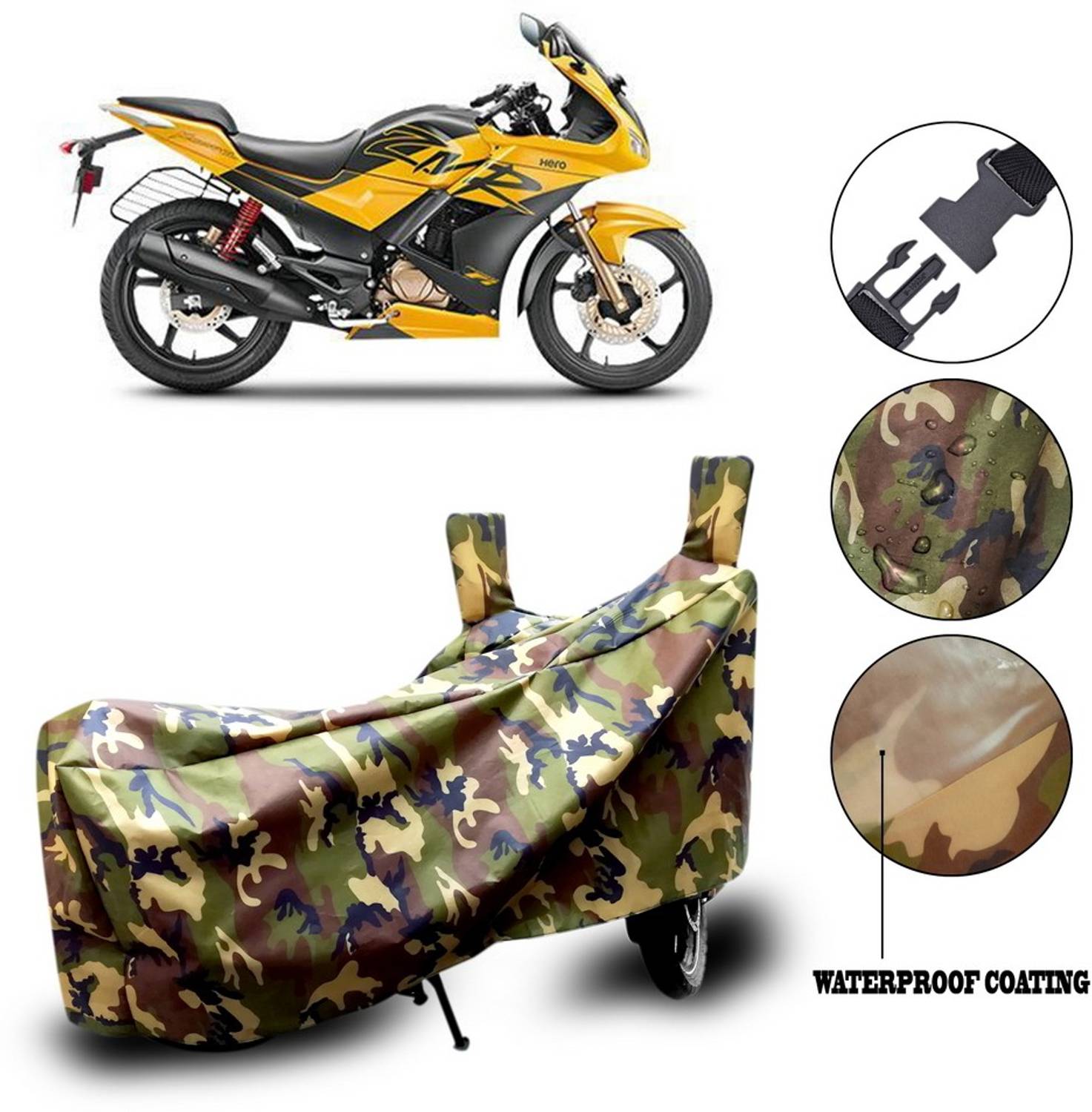 Autogard Waterproof Two Wheeler Cover for Hero