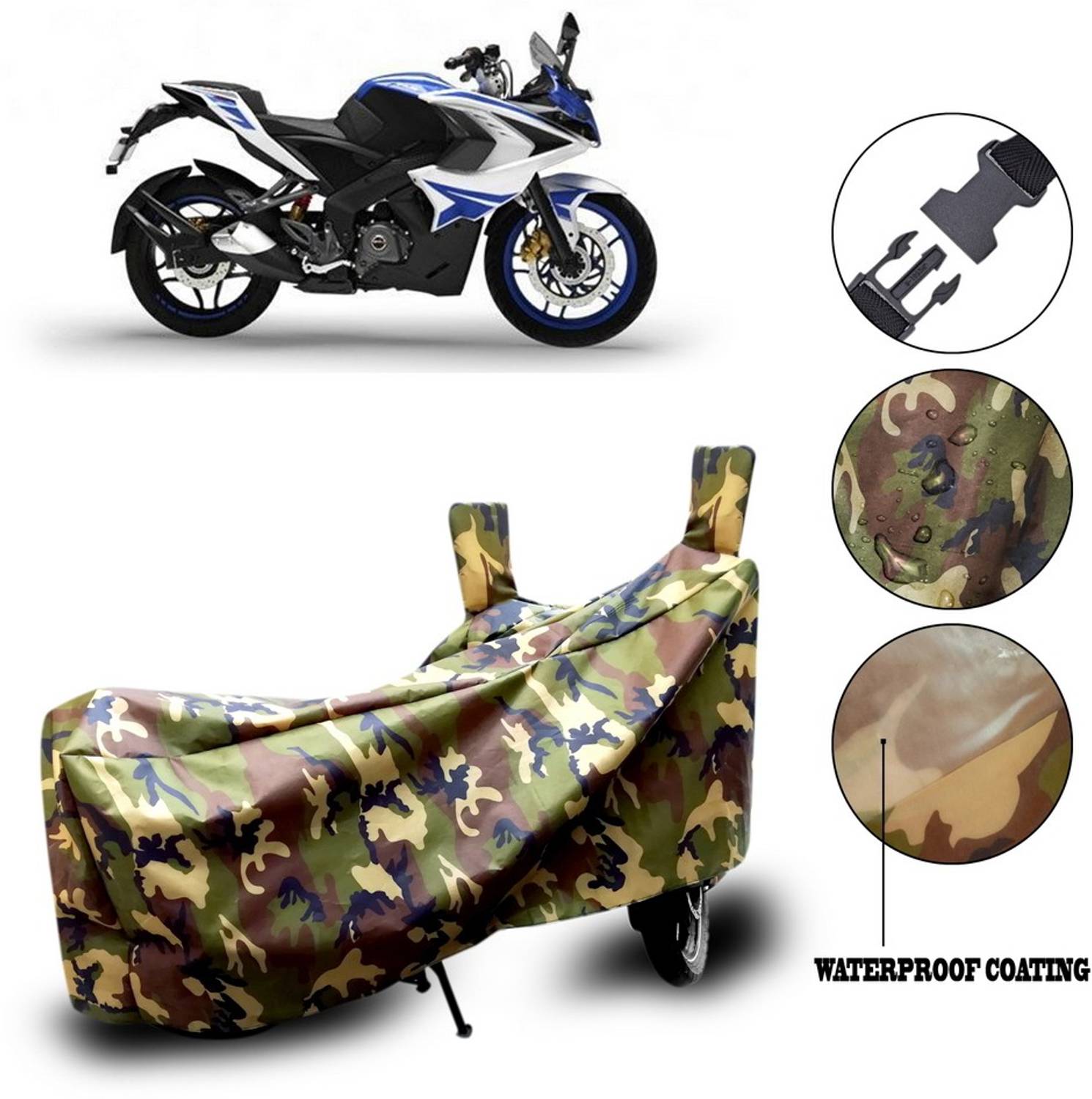 Autogard Waterproof Two Wheeler Cover for Bajaj