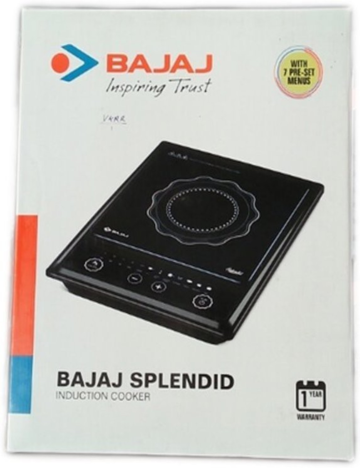 Image of BAJAJ 1200 W Induction Cooktop Push Button