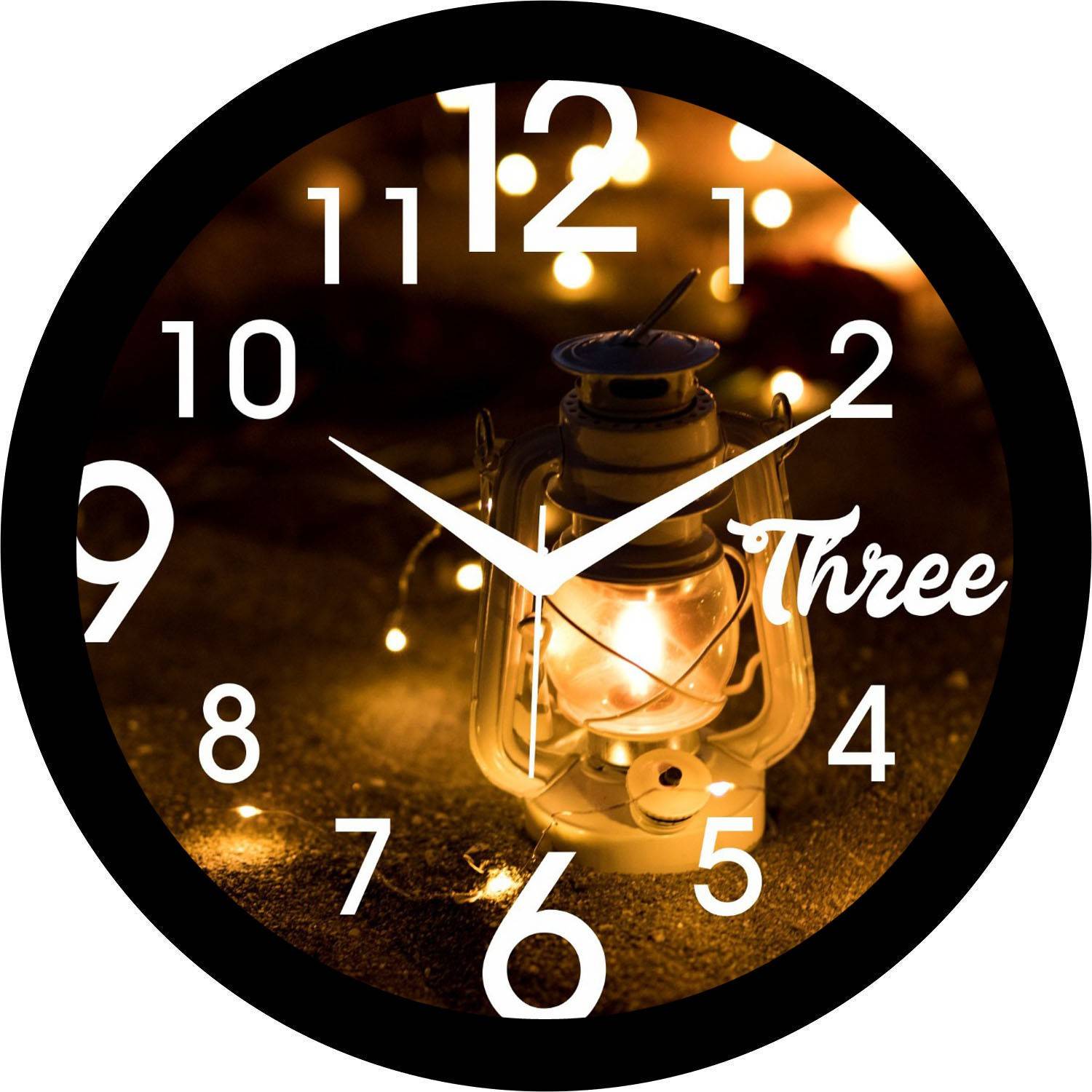 Brothers Creation Analog 26 cm X 26 cm Wall Clock