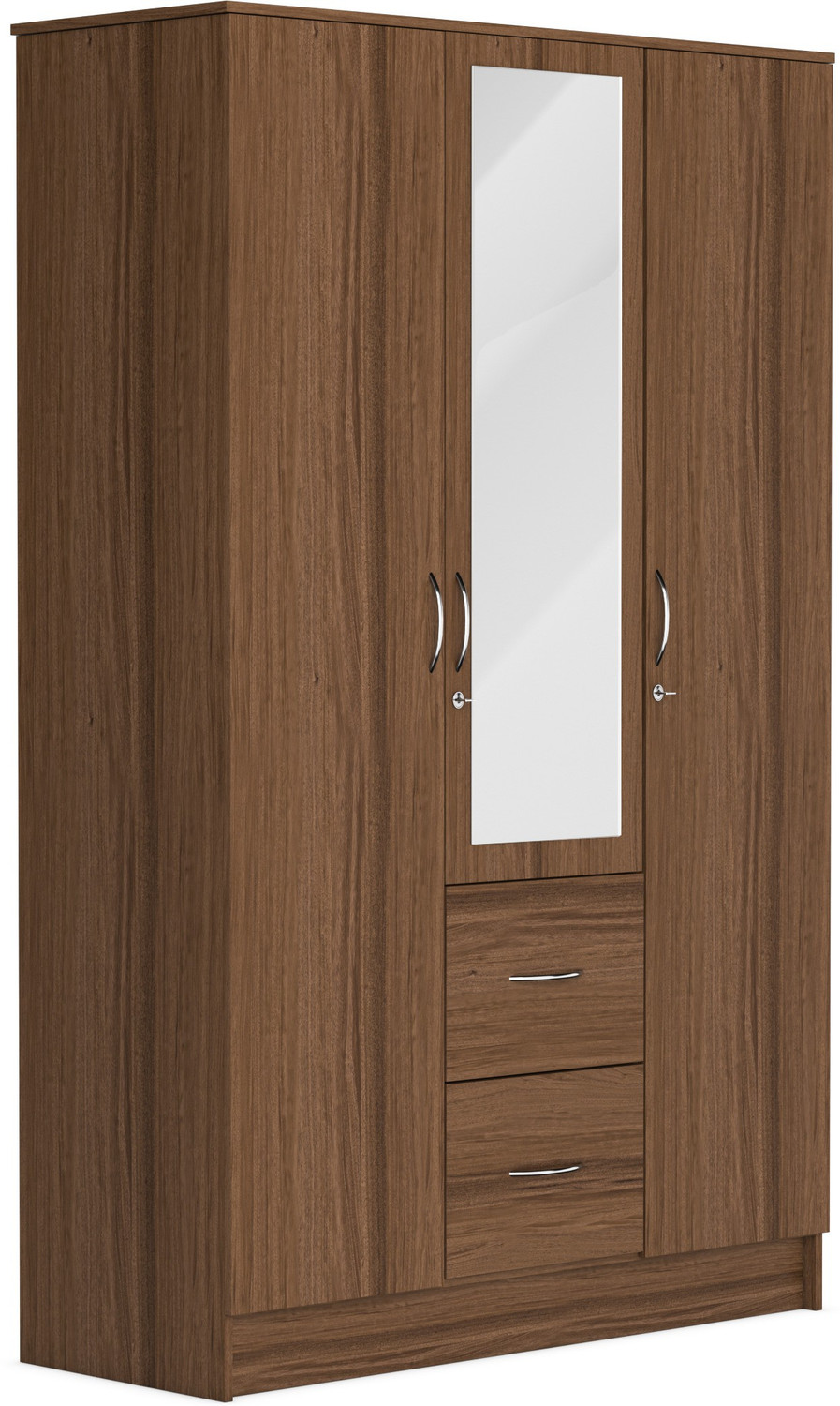 Image of Flipkart Perfect Homes Andes Engineered Wood 3 Door Wardrobe