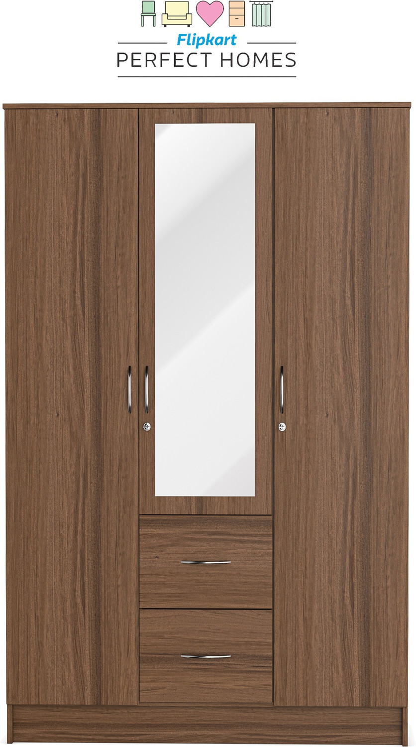 Image of Flipkart Perfect Homes Andes Engineered Wood 3 Door Wardrobe