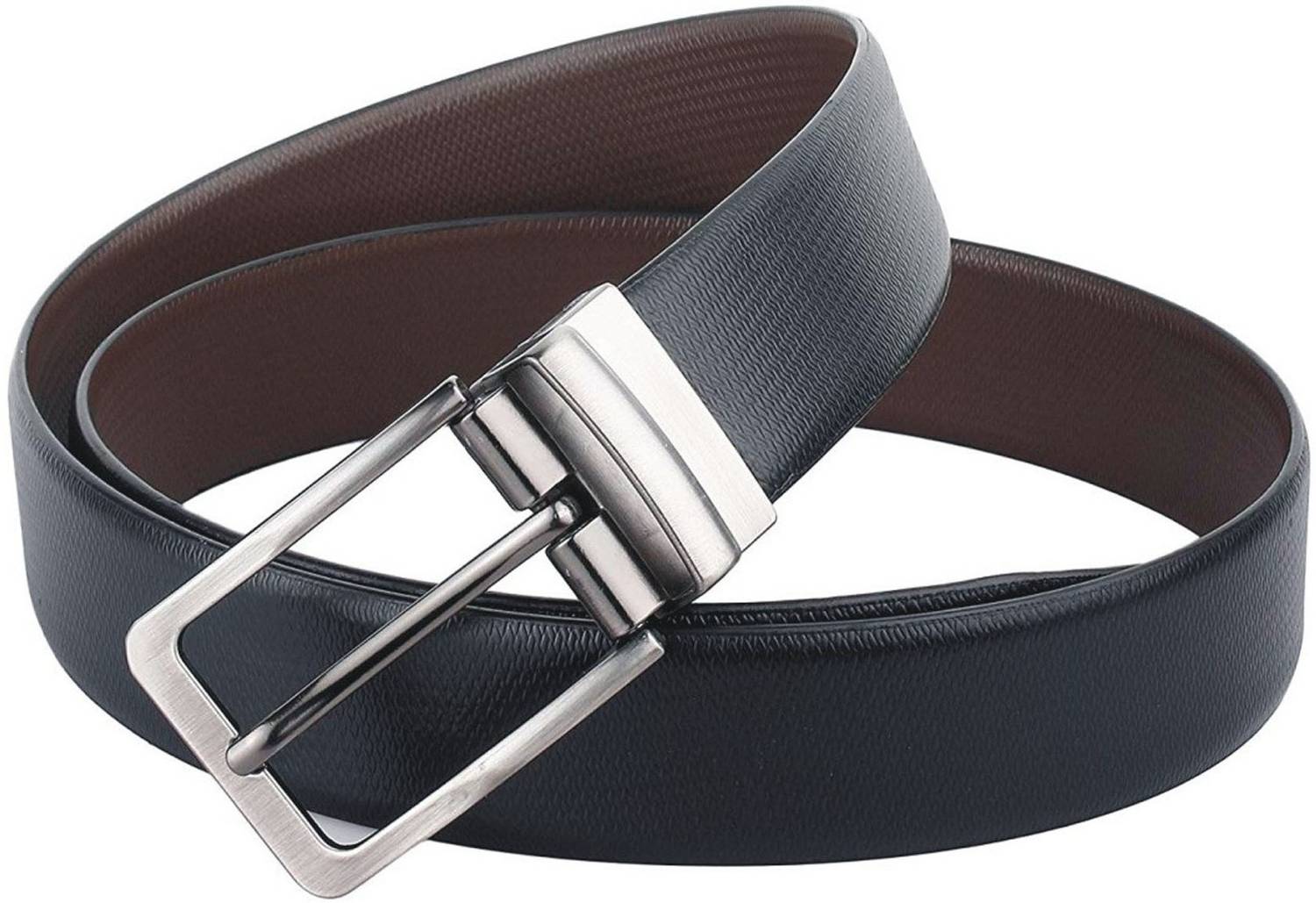 AIZIAN Men Formal Black, Brown Genuine Leather Reversible Belt