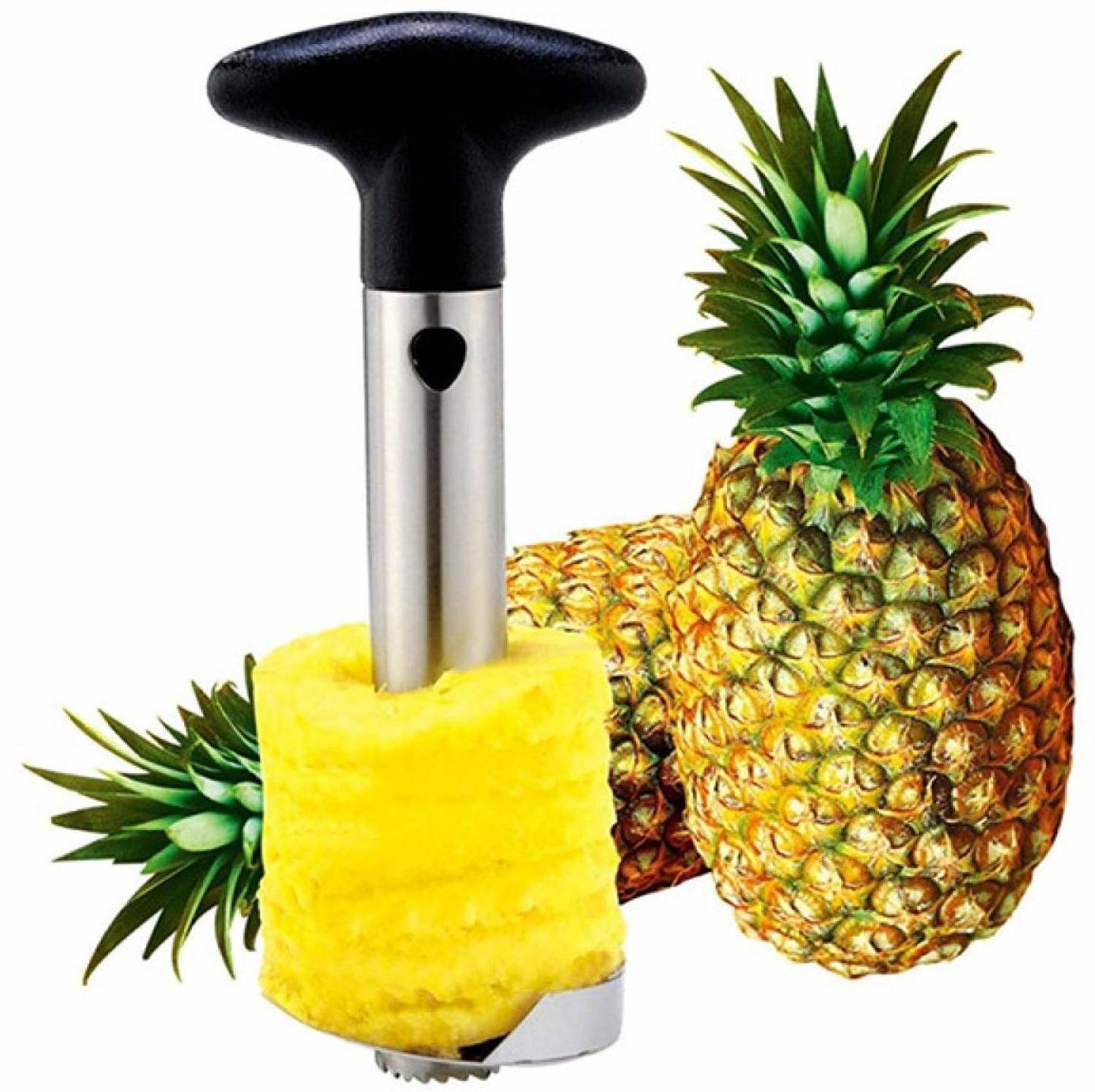 BLAPOXE Stainless Steel Pineapple Cutter & Slicer Fruit Peeler Corer Slicer Knife Fruit Peeler Slicer Pineapple Slicer