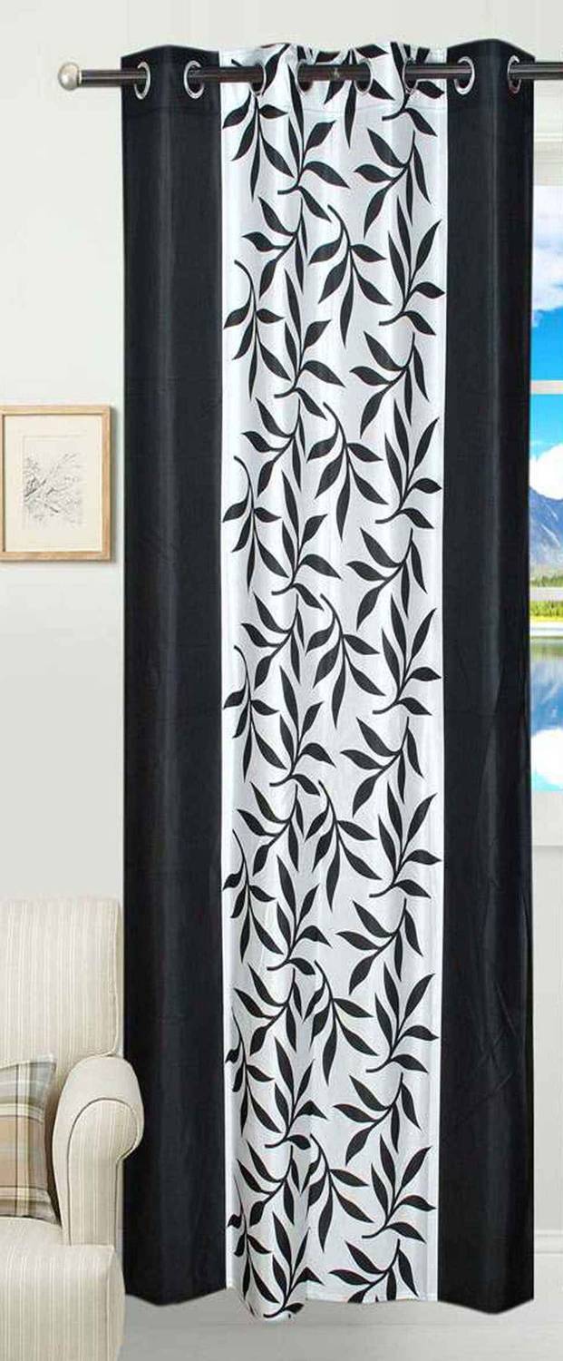 Adimanav 274.32 cm (9 ft) Long Door Polyester Curtain Single Curtain