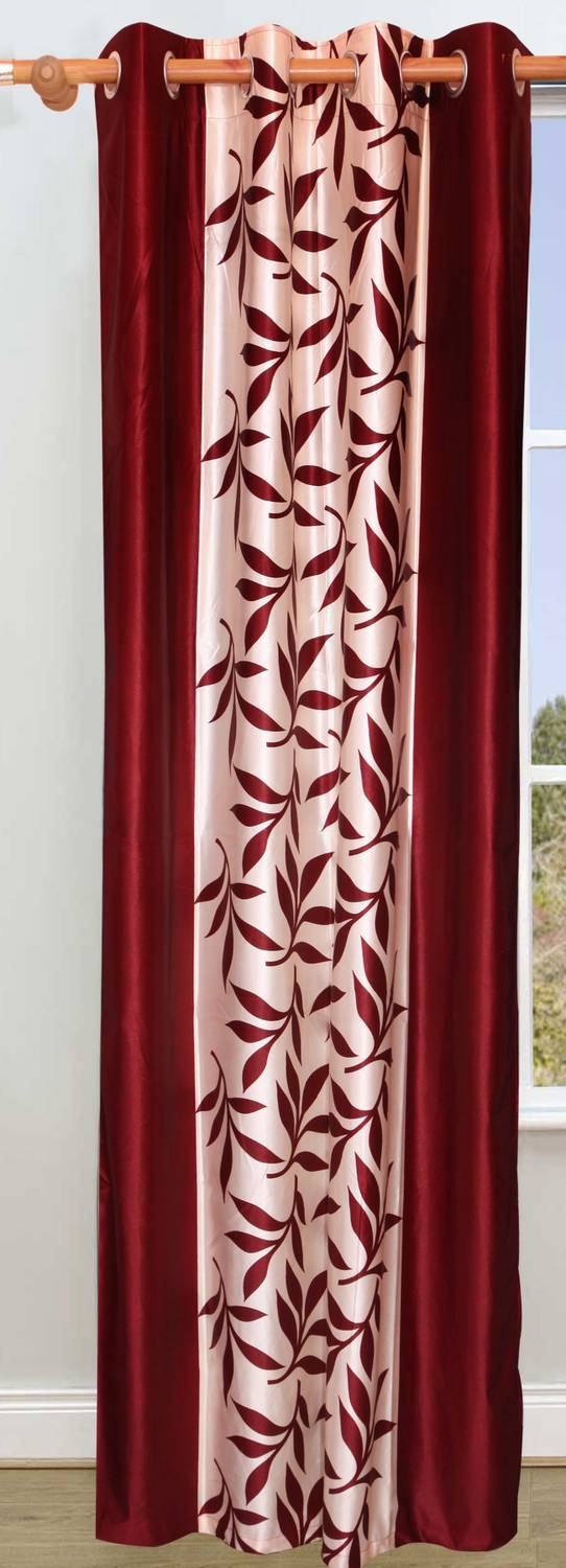 Adimanav 213.36 cm (7 ft) Door Polyester Curtain Single Curtain