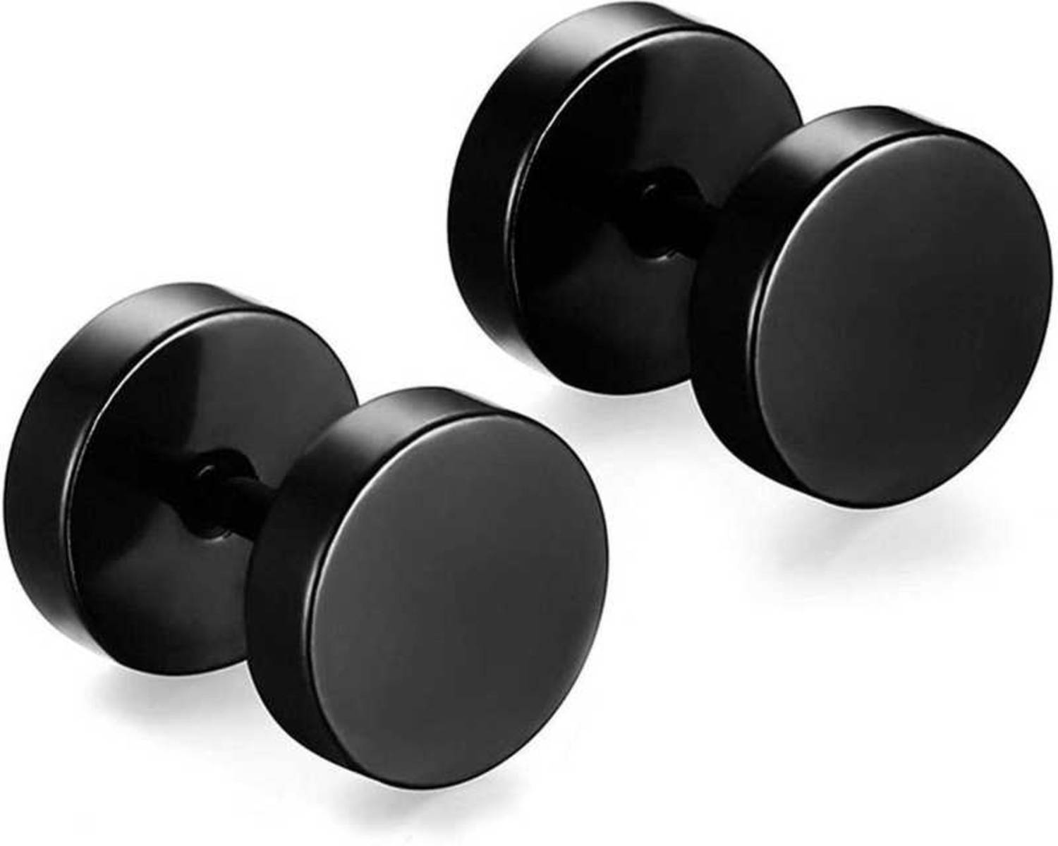 athizay Fashion Jewellery Stainless Steel Black Studs Earings/Earrings for Men/Boys/Boyfriend Gifting Jewellery Metal Stud Earring