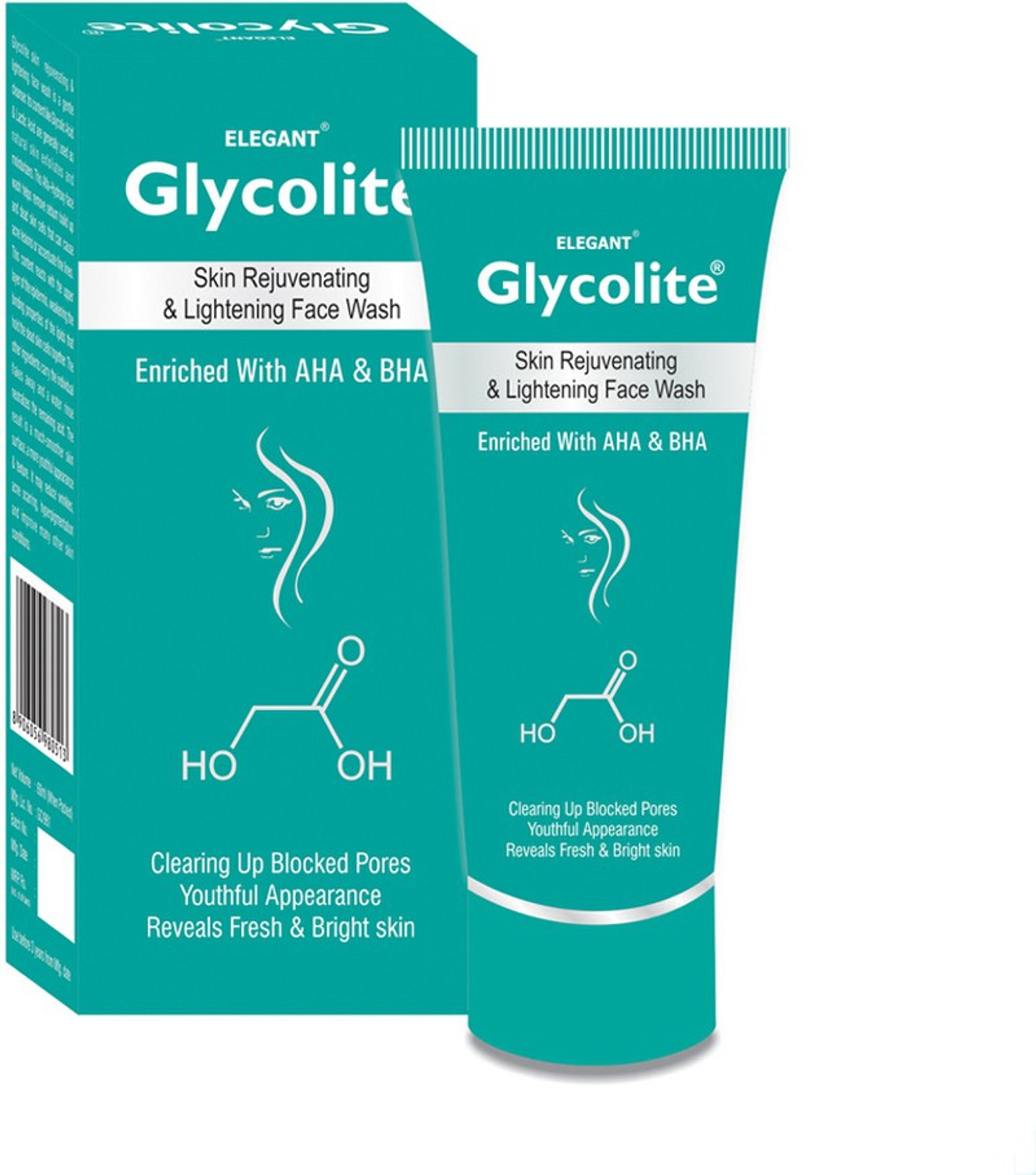 Image of ELEGANT Glycolite Skin Rejuvenating & Lightening Facewash 60ml (Pack of 1) Face Wash