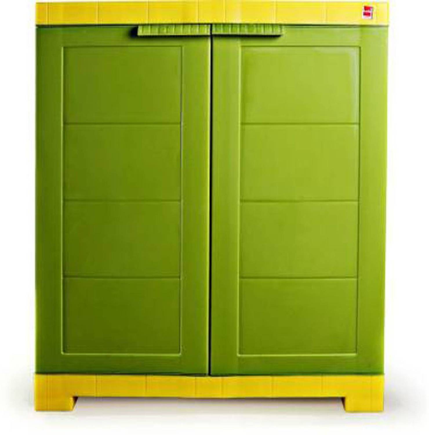Cello Plastic Cupboard Green - Image 2