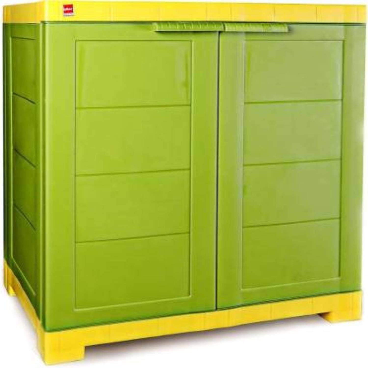 Cello Plastic Cupboard Green - Image 5
