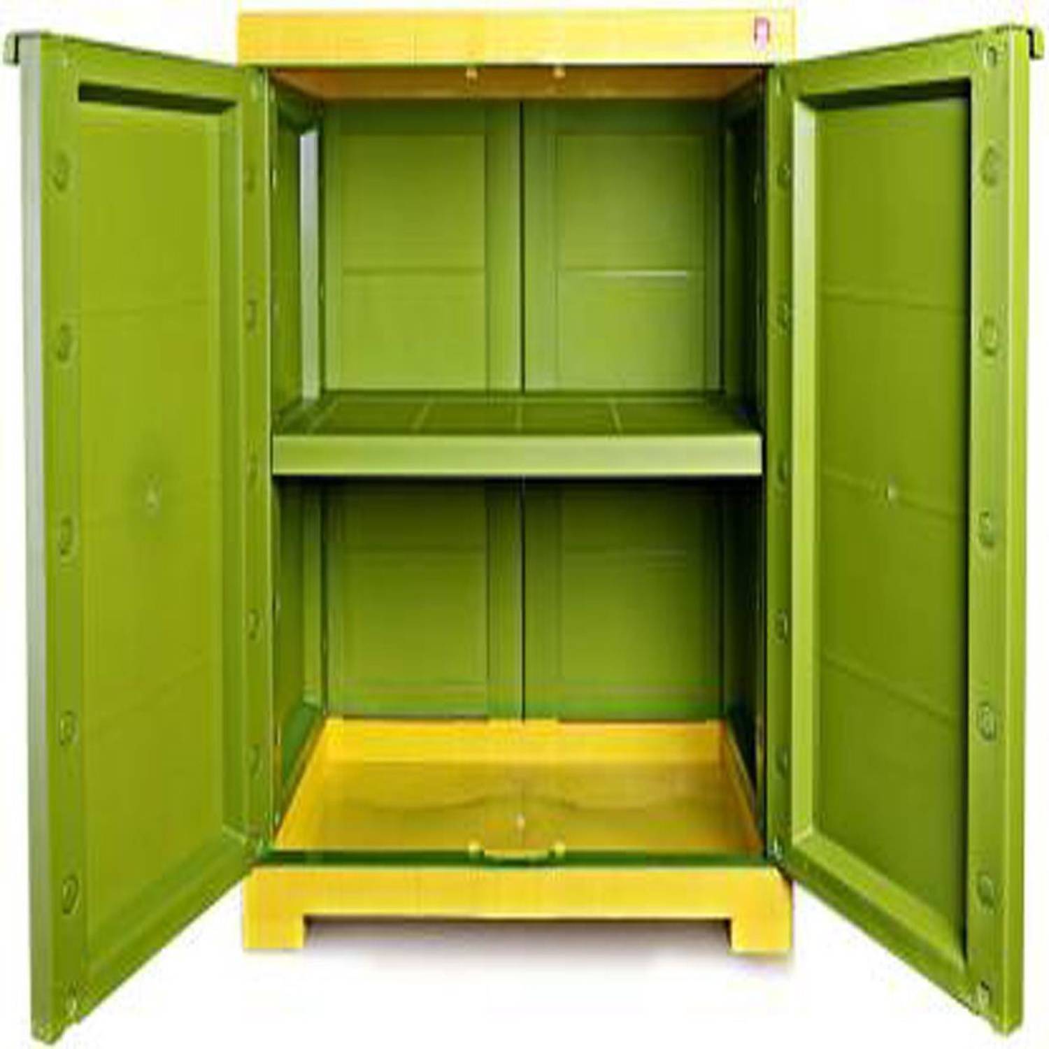 Cello Plastic Cupboard Green - Image 3