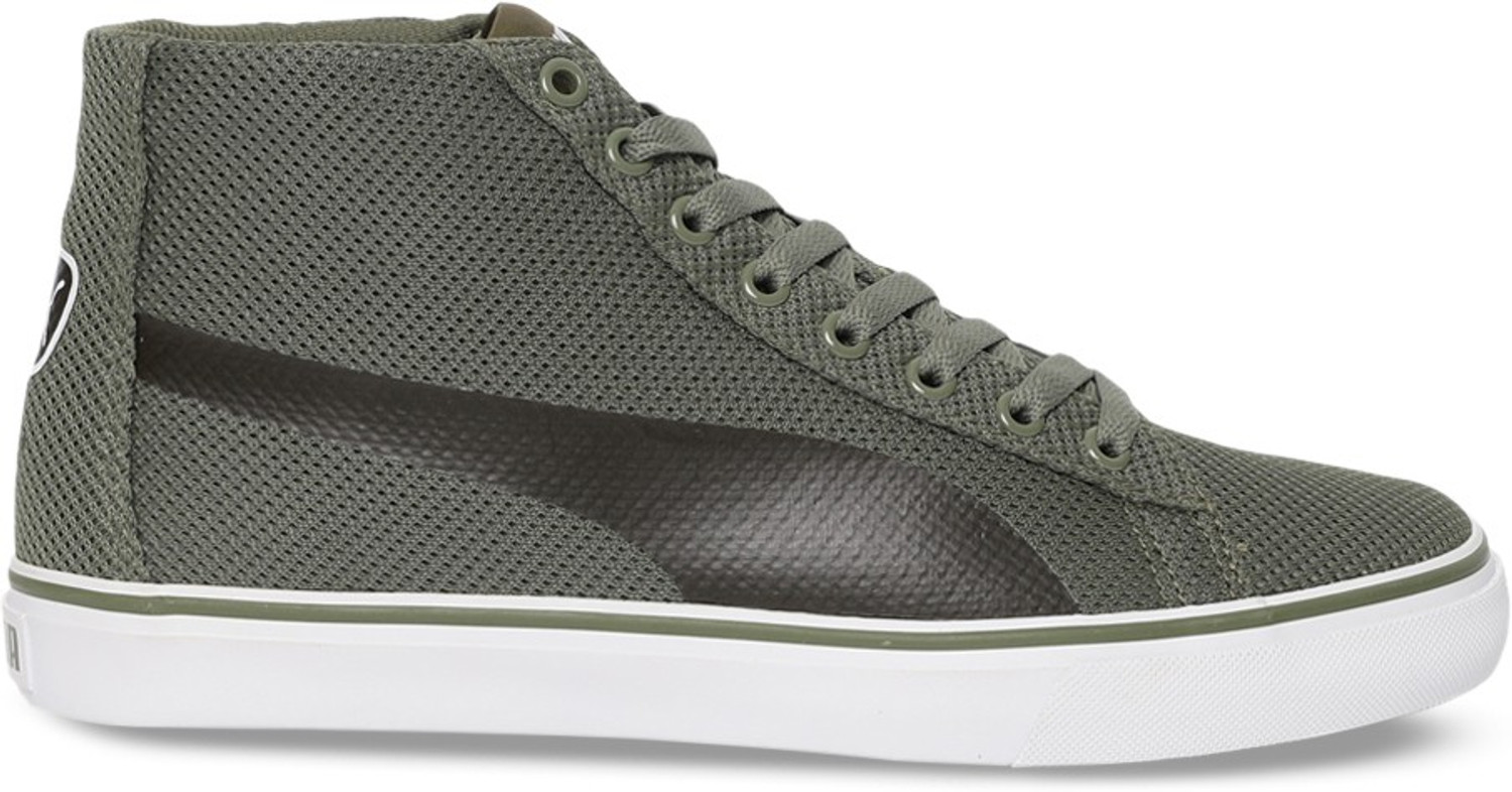 Image of PUMA Troop Mid Knit IDP Sneakers For Men