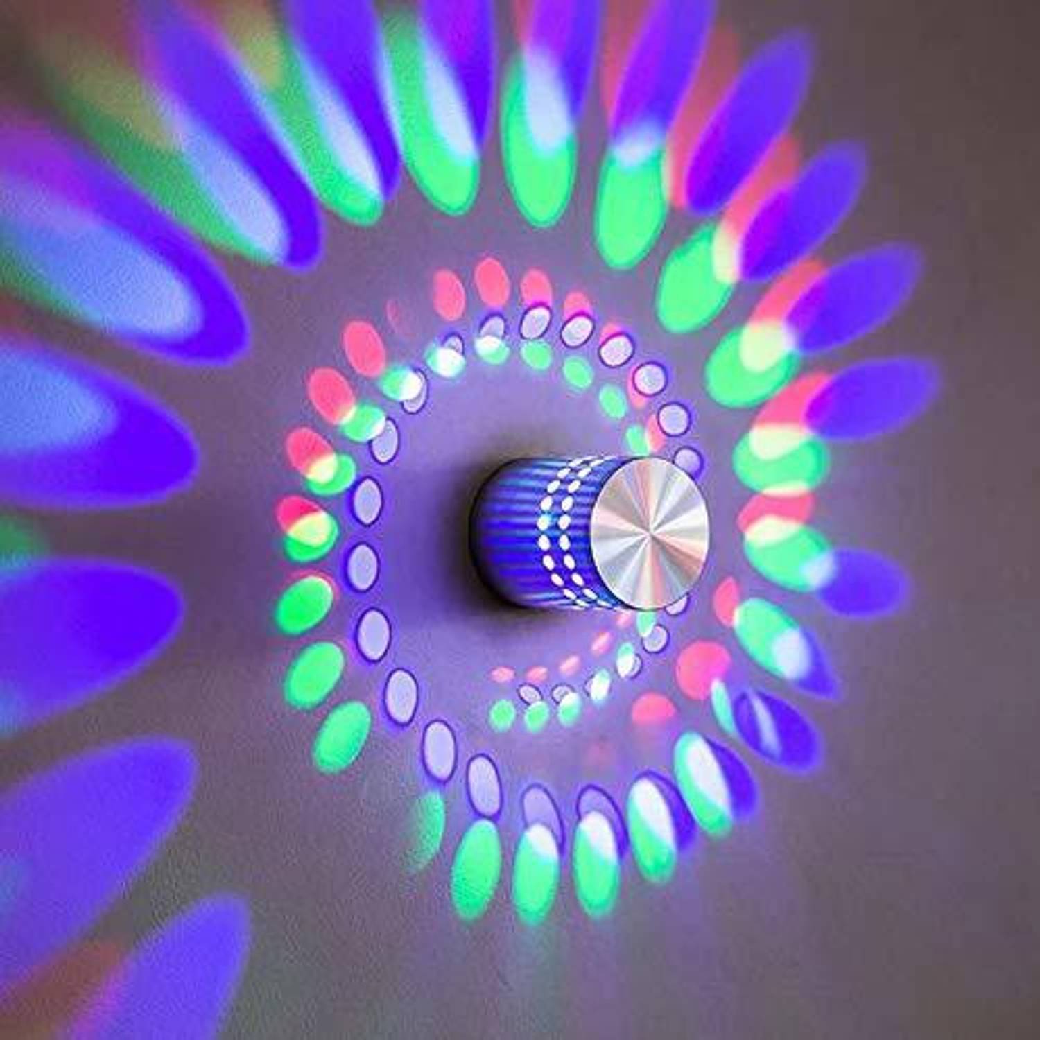 spark world LED 3 Watts Spiral Decorative Theme Interior Wall Lig