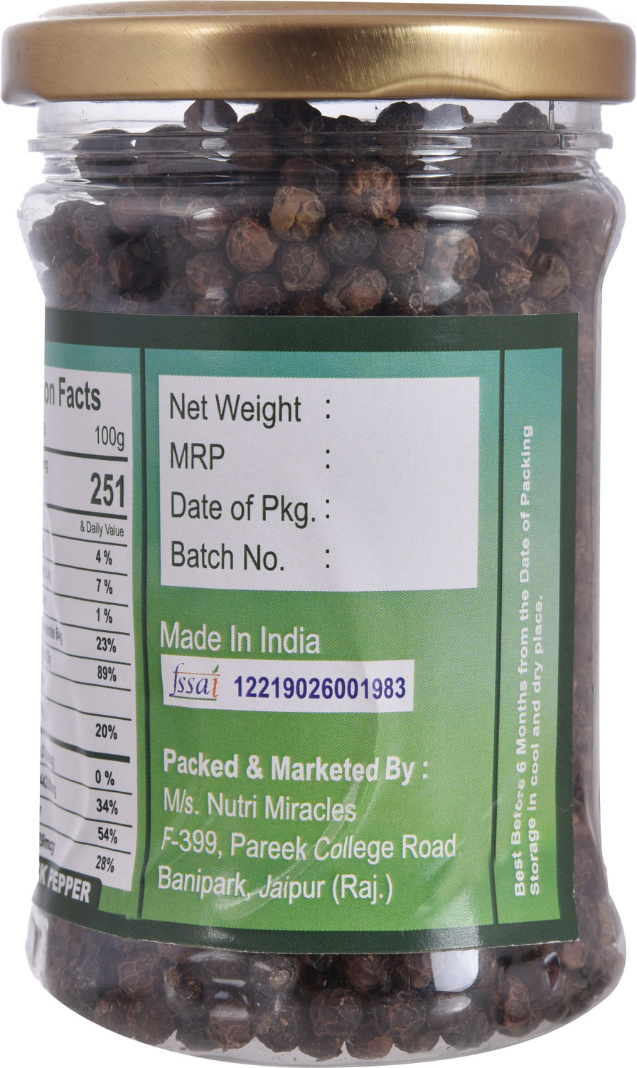 Image of NUTRI MIRACLE black pepper combo pack