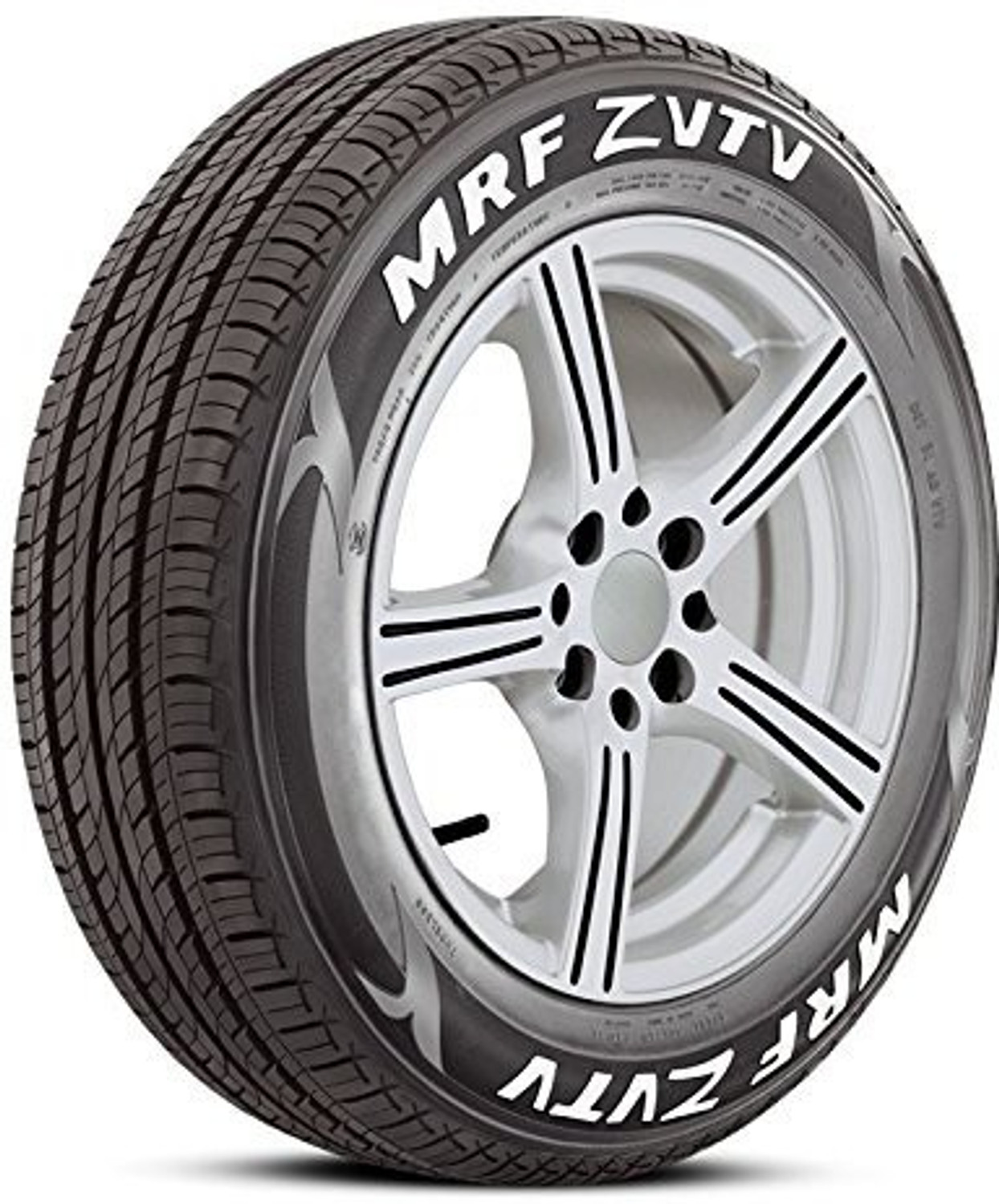 Image of MRF ZVTV 165 /70 R14 81S 4 Wheeler Tyre