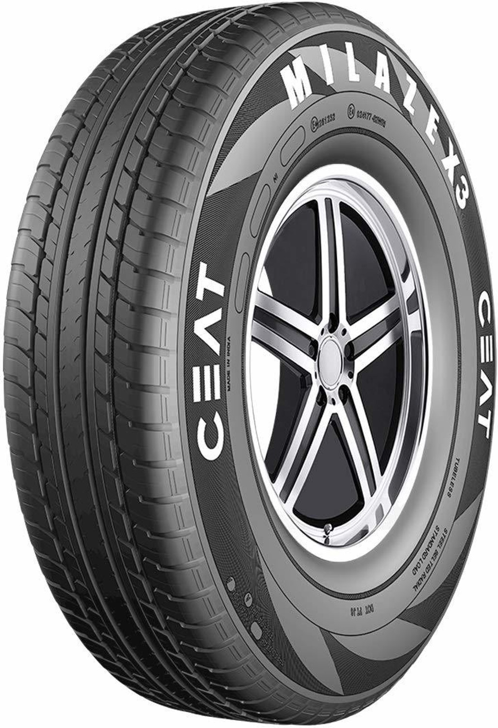Image of CEAT 155 /65R13 MILAZE X3 TL 79T 4 Wheeler Tyre
